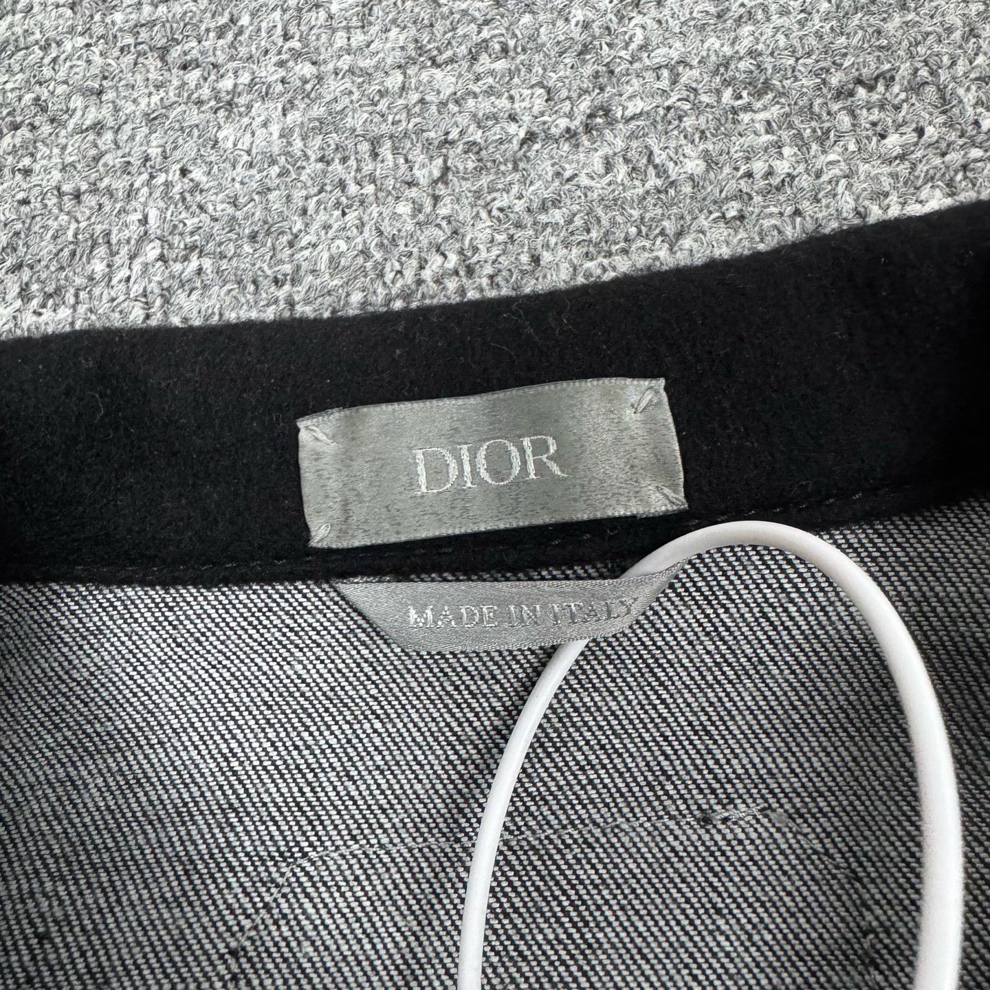 Dior Dior Men's Black Wool Denim Jacket Size US M / EU 48-50 / 2 - 8 Thumbnail