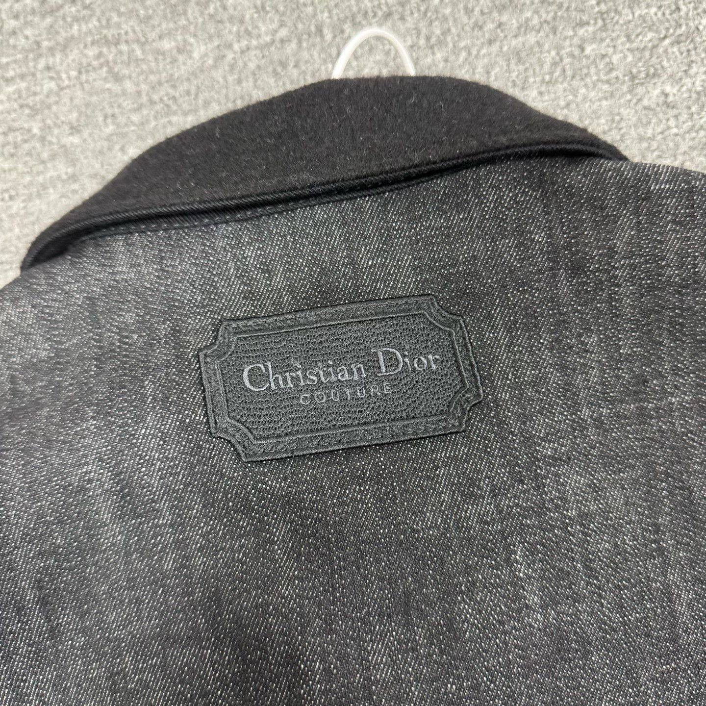 Dior Dior Men's Black Wool Denim Jacket Size US M / EU 48-50 / 2 - 3 Thumbnail