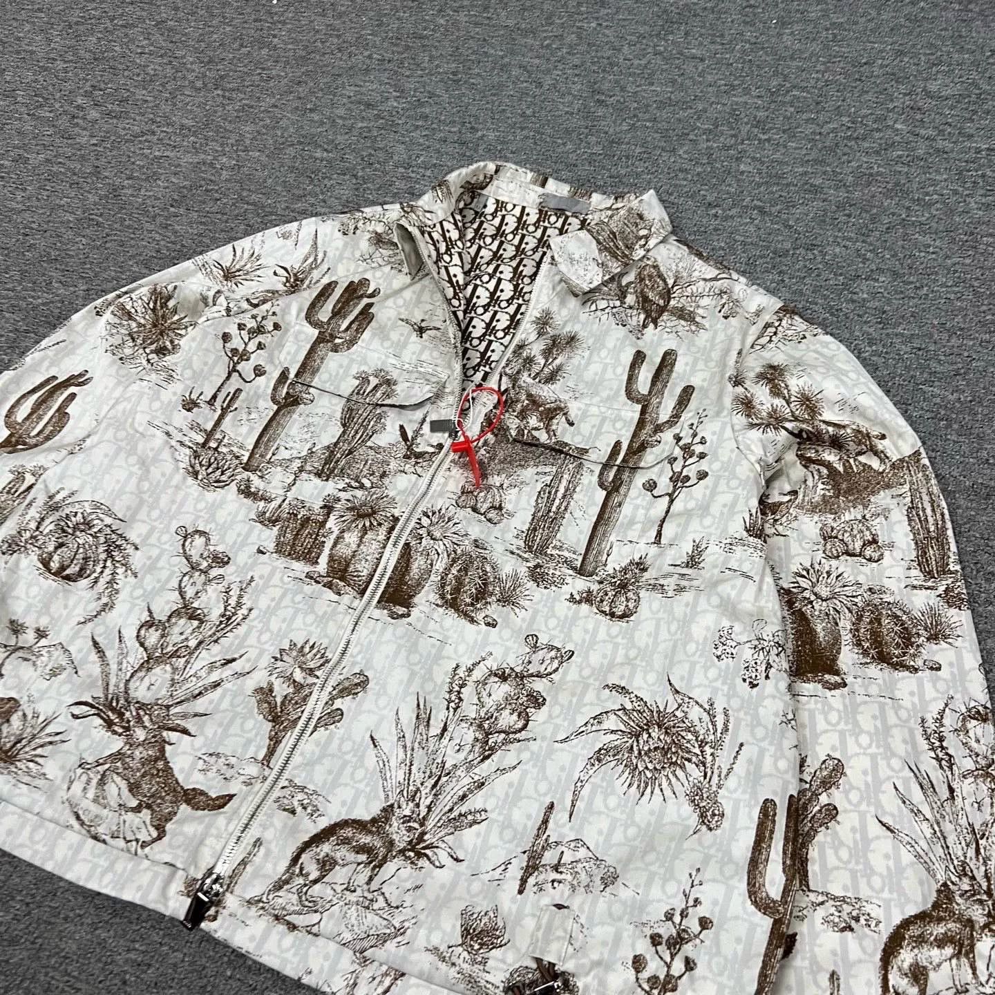 Dior Dior x Travis Scott Limited Logo Zip Jacket Size US L / EU 52-54 / 3 - 3 Thumbnail
