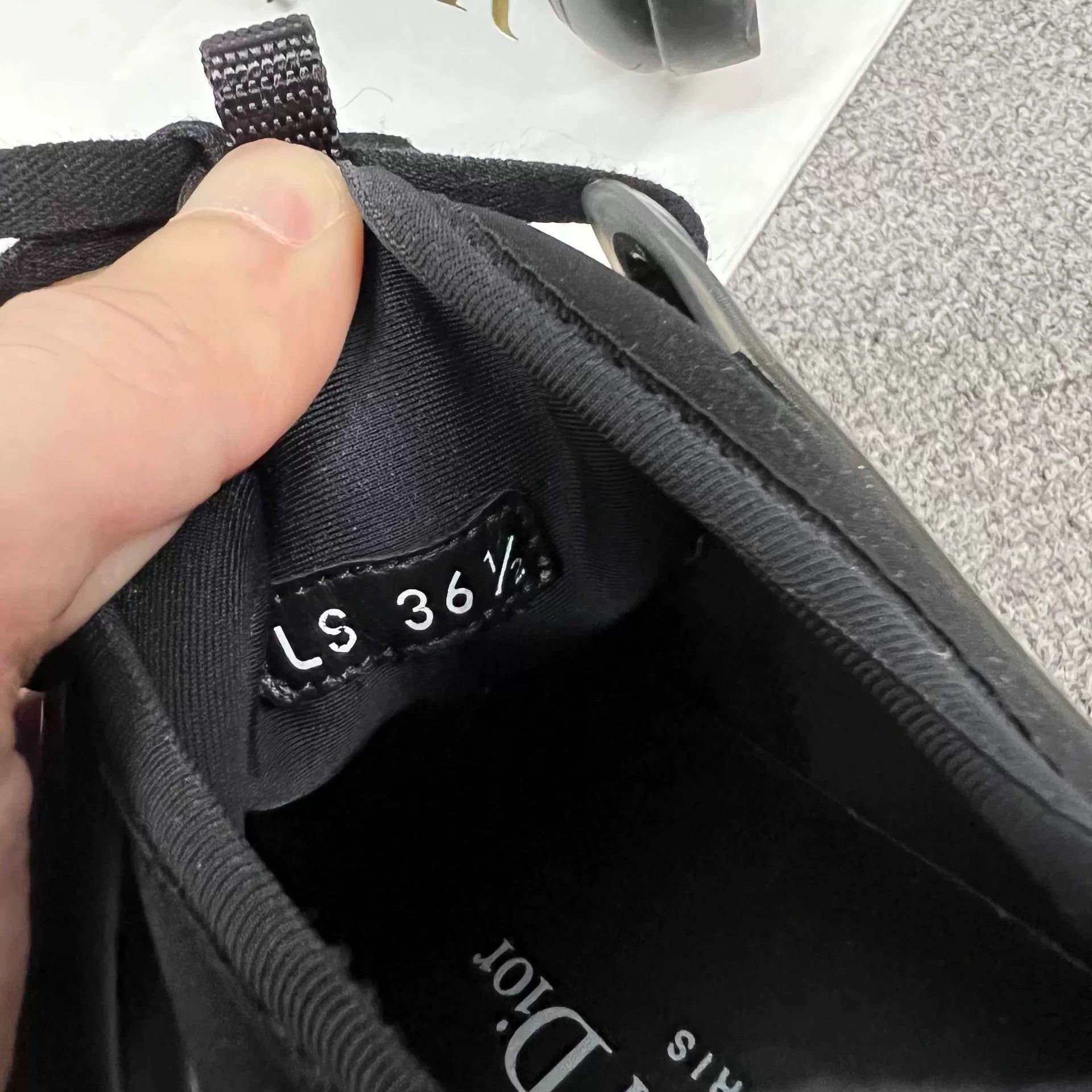 Dior Dior D-Connect Black Dad Shoes Size US 5.5 / IT 35.5 - 7 Thumbnail