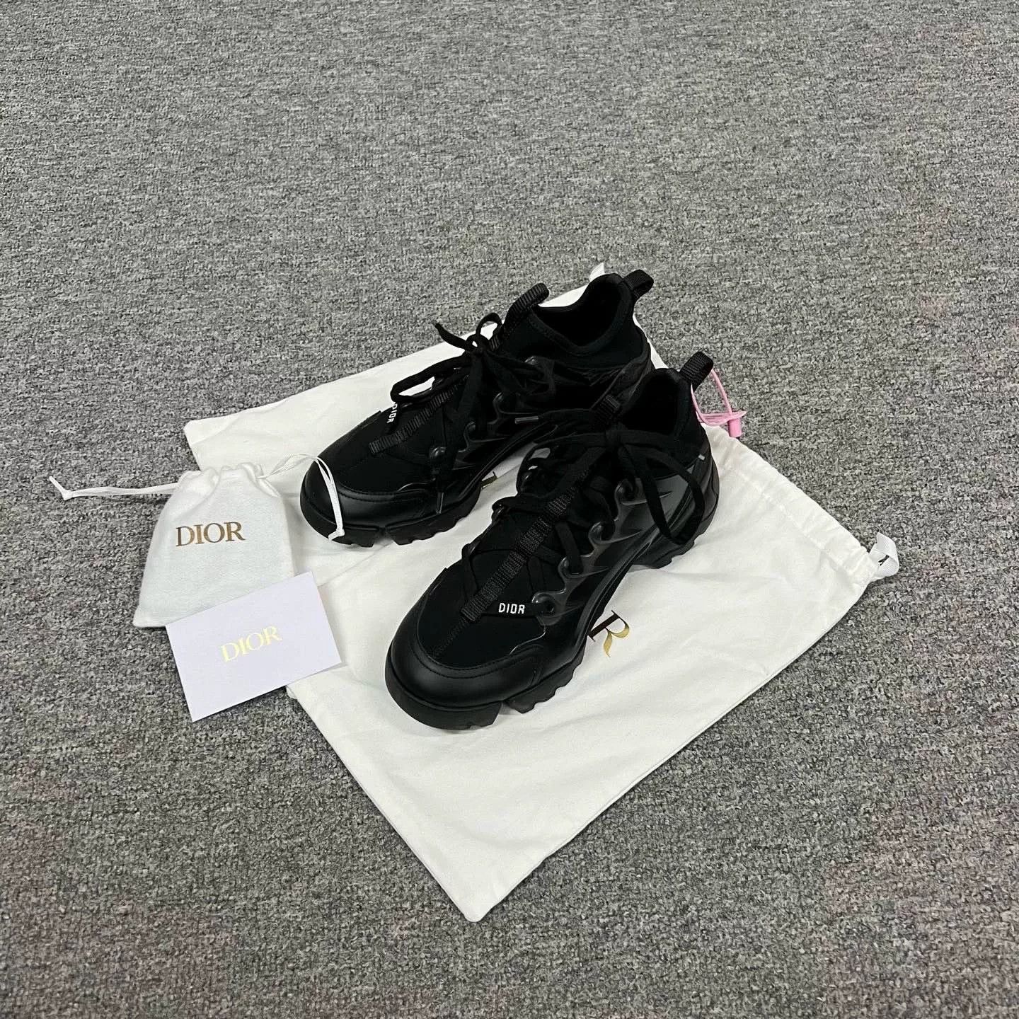 Dior Dior D-Connect Black Dad Shoes Size US 5.5 / IT 35.5 - 2 Thumbnail