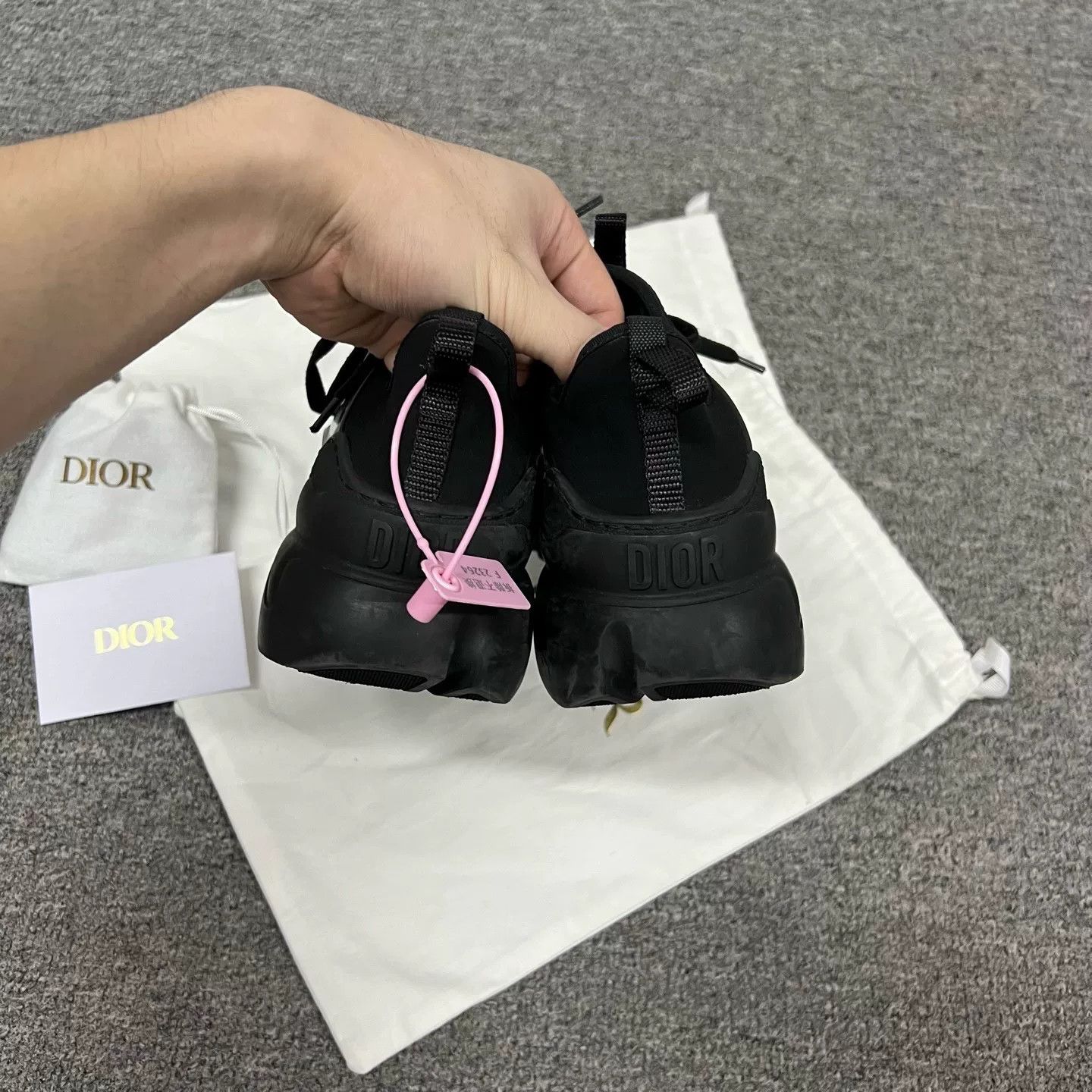 Dior Dior D-Connect Black Dad Shoes Size US 5.5 / IT 35.5 - 6 Thumbnail