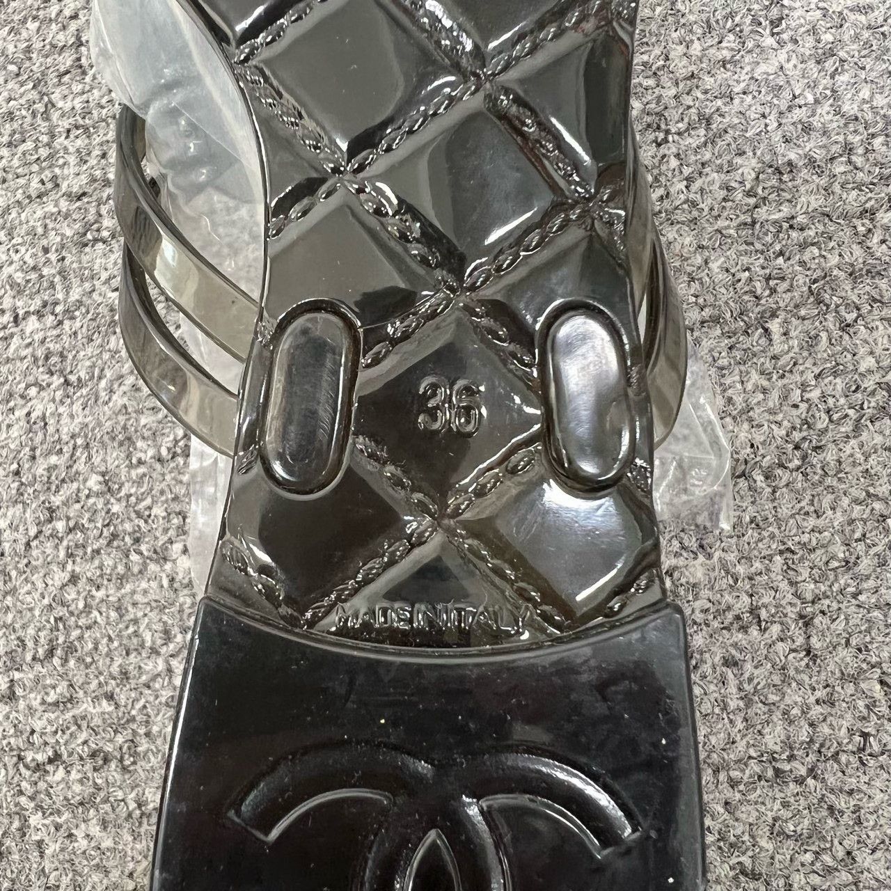 Chanel Chanel Camellia Jelly Slippers Size US 5 / IT 35 - 3 Thumbnail