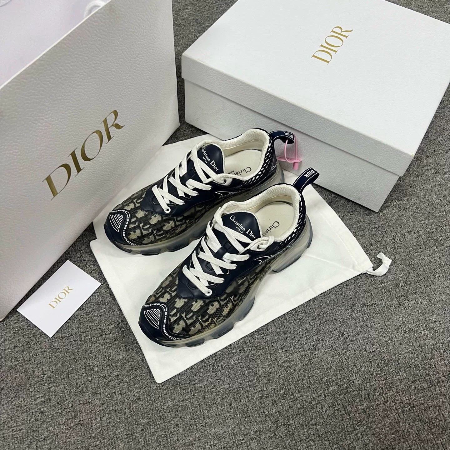 Dior Dior Monogram Chunky Casual Sneakers Size US 7 / IT 37 - 5 Thumbnail