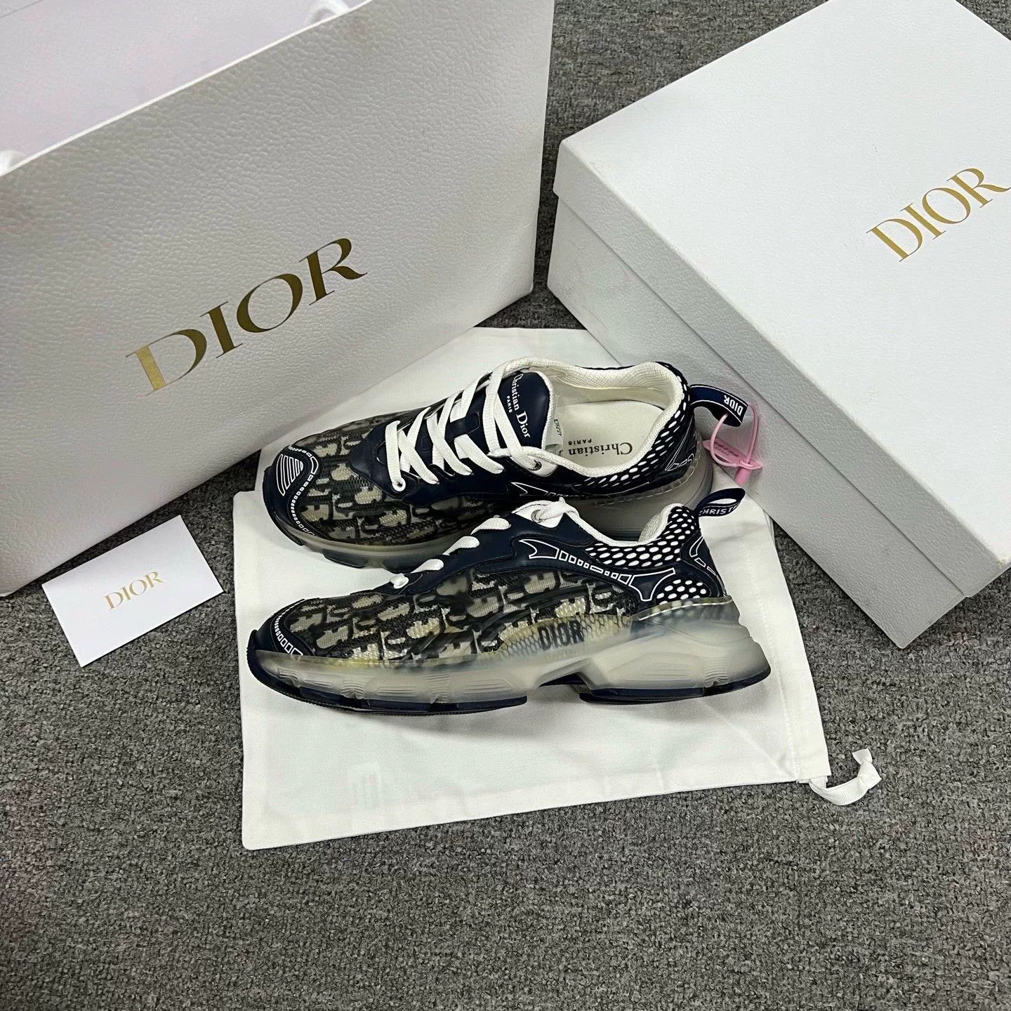 Dior Dior Monogram Chunky Casual Sneakers Size US 7 / IT 37 - 2 Thumbnail