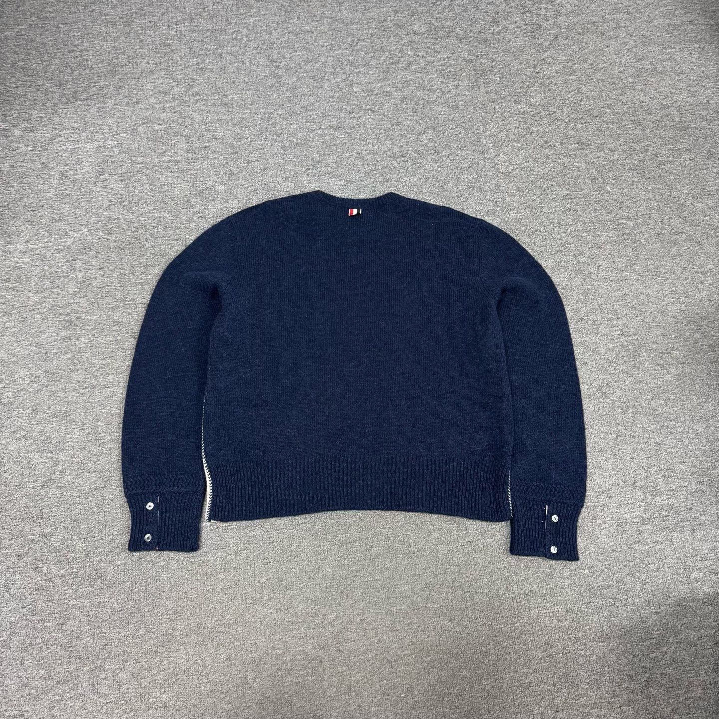 Thom Browne Thom Browne Striped Knit Sweater Size 4 Size US XL / EU 56 / 4 - 4 Thumbnail