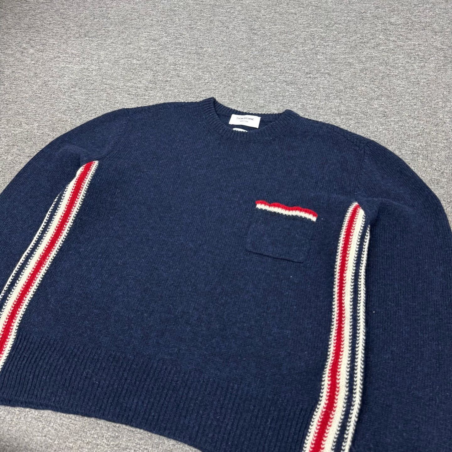 Thom Browne Thom Browne Striped Knit Sweater Size 4 Size US XL / EU 56 / 4 - 2 Thumbnail