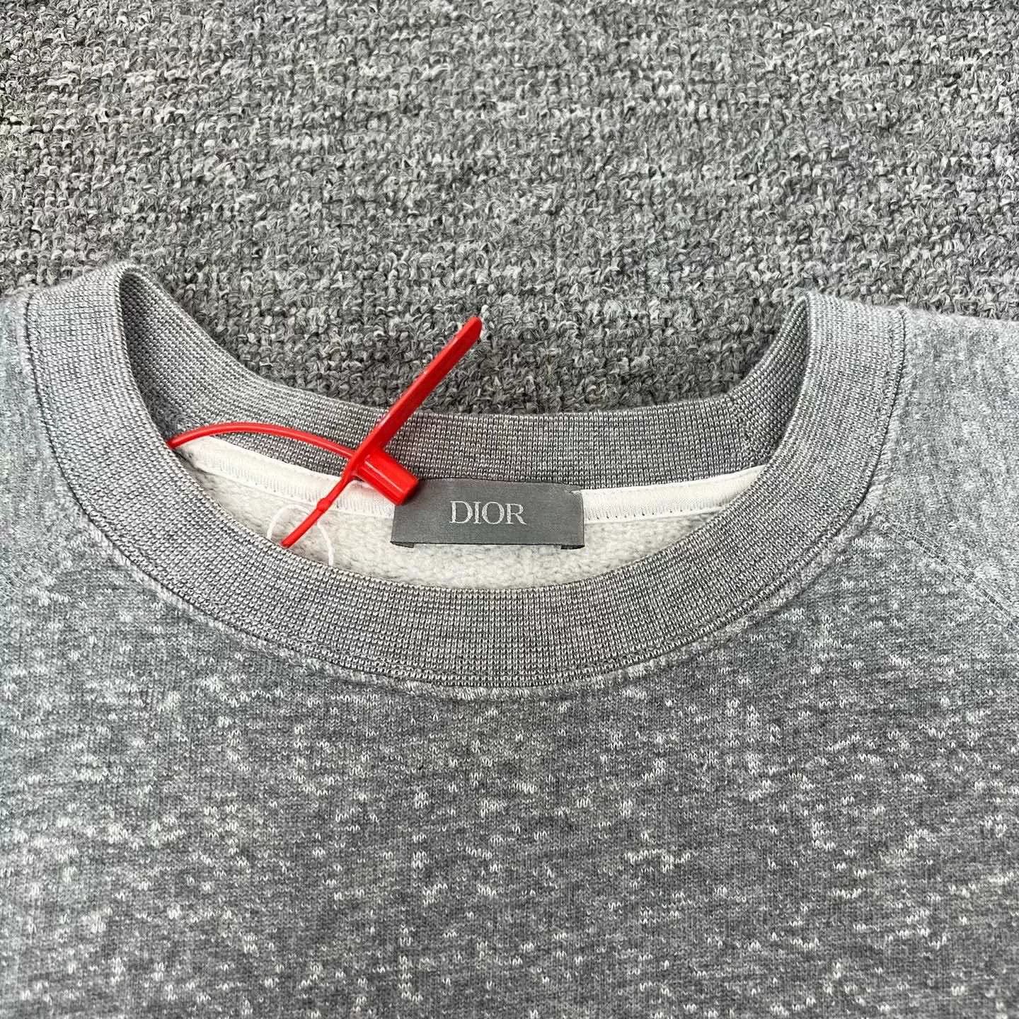 Dior Dior 24 Early Autumn Gray Short Sleeve Sweatshirt XL Size US XL / EU 56 / 4 - 4 Thumbnail