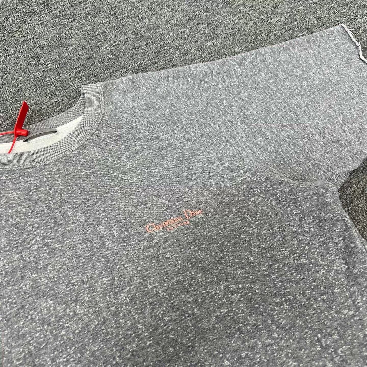 Dior Dior 24 Early Autumn Gray Short Sleeve Sweatshirt XL Size US XL / EU 56 / 4 - 5 Thumbnail