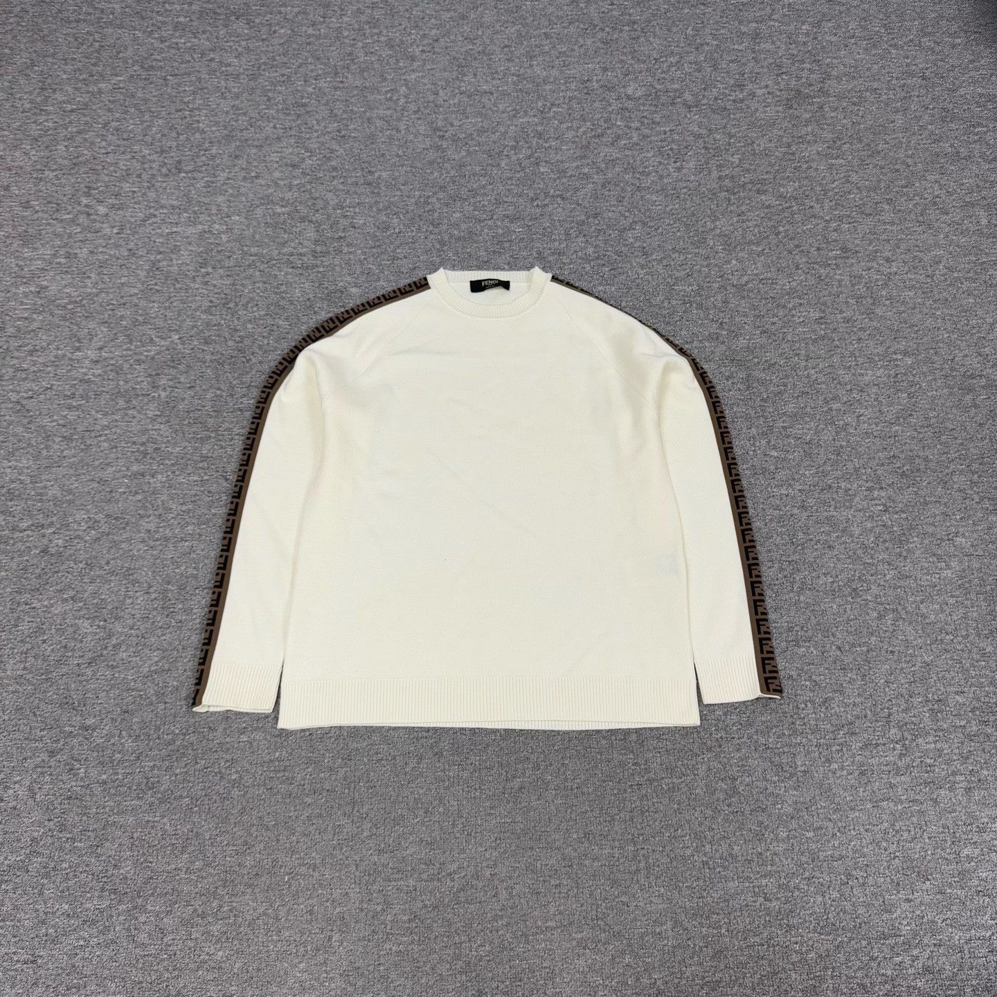 Fendi FENDI Double F Logo Wool Knit Pullover Size US M / EU 48-50 / 2 - 2 Thumbnail