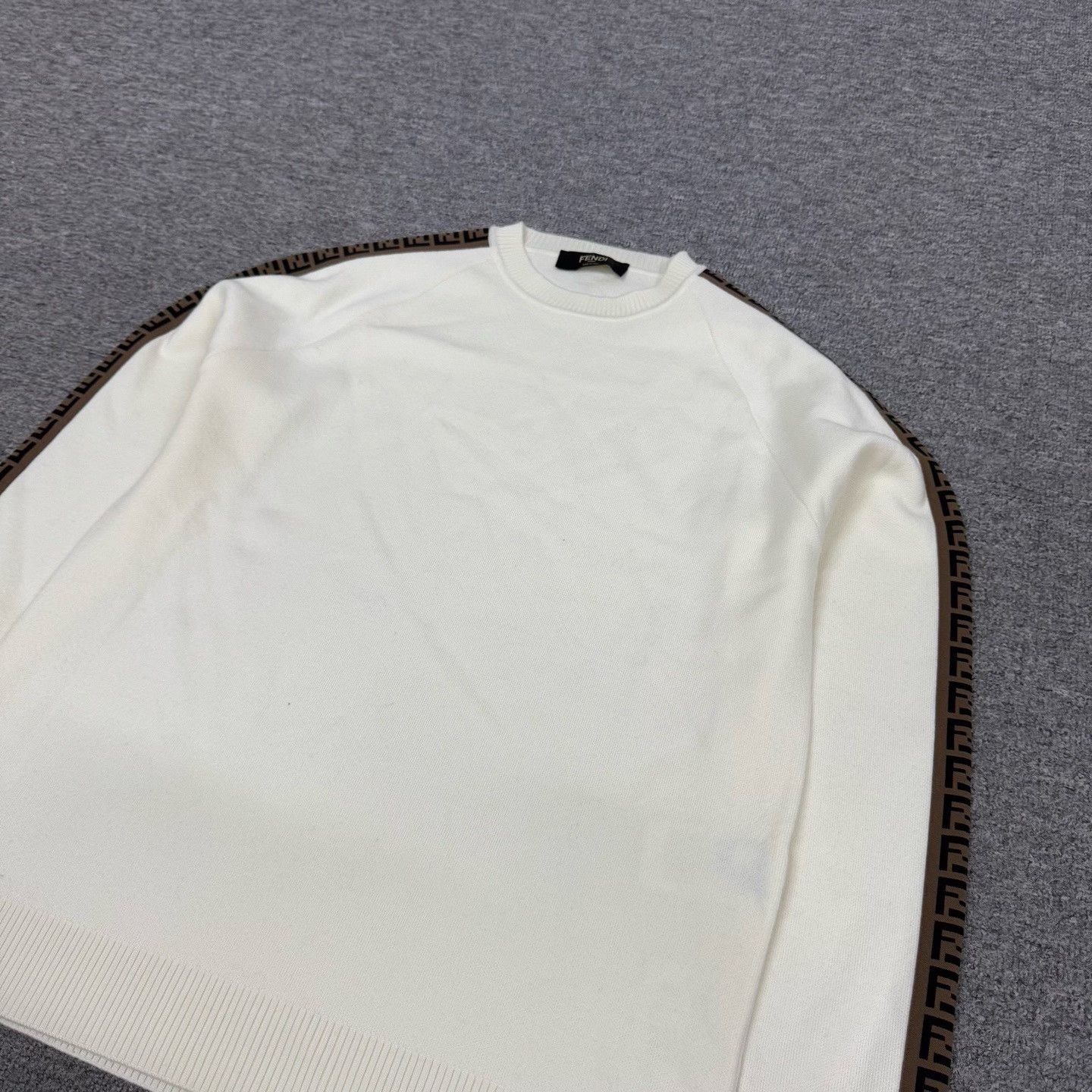 Fendi FENDI Double F Logo Wool Knit Pullover Size US M / EU 48-50 / 2 - 5 Thumbnail