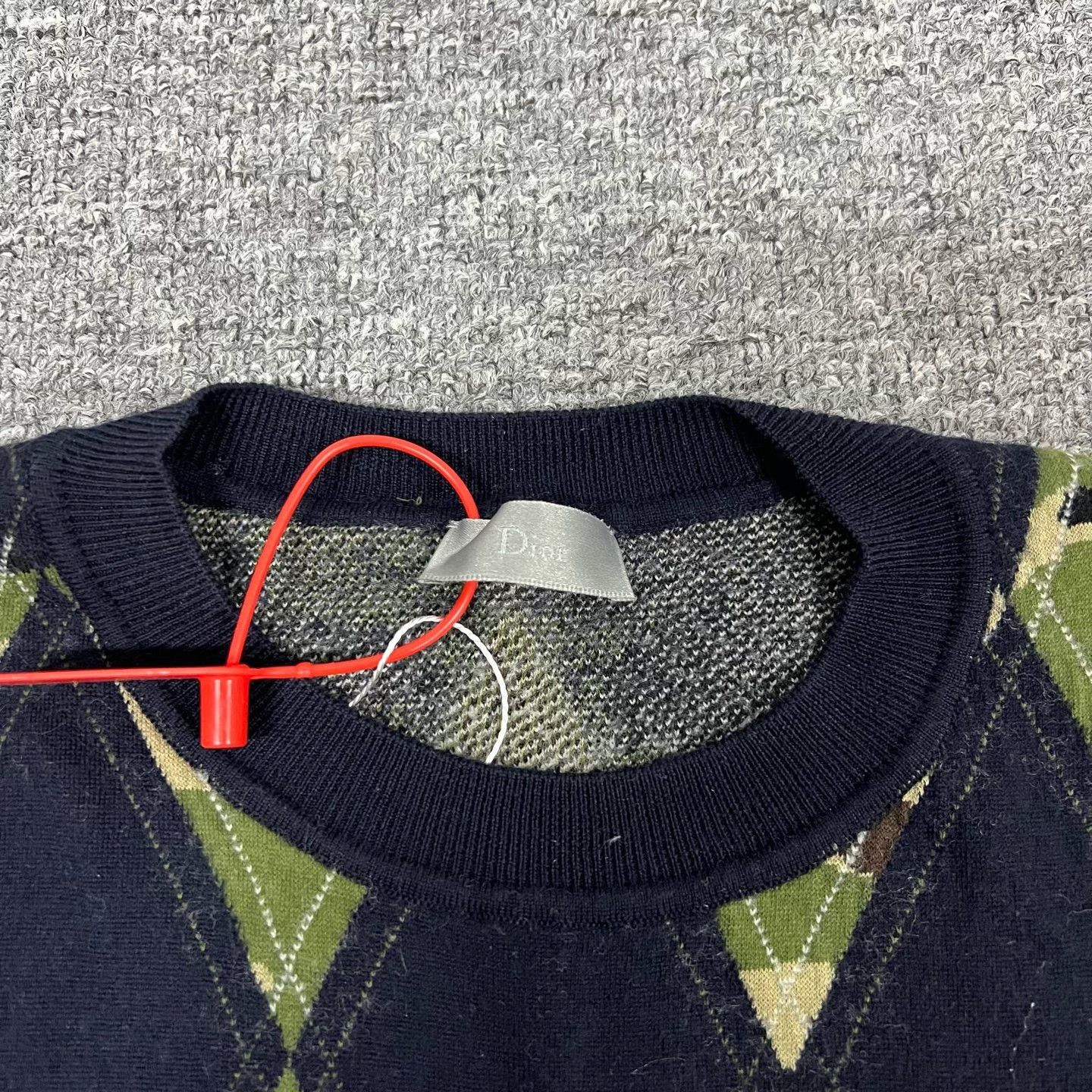 Dior Dior Homme Argyle Camo Wool Knit Short Sleeve Size US M / EU 48-50 / 2 - 4 Thumbnail