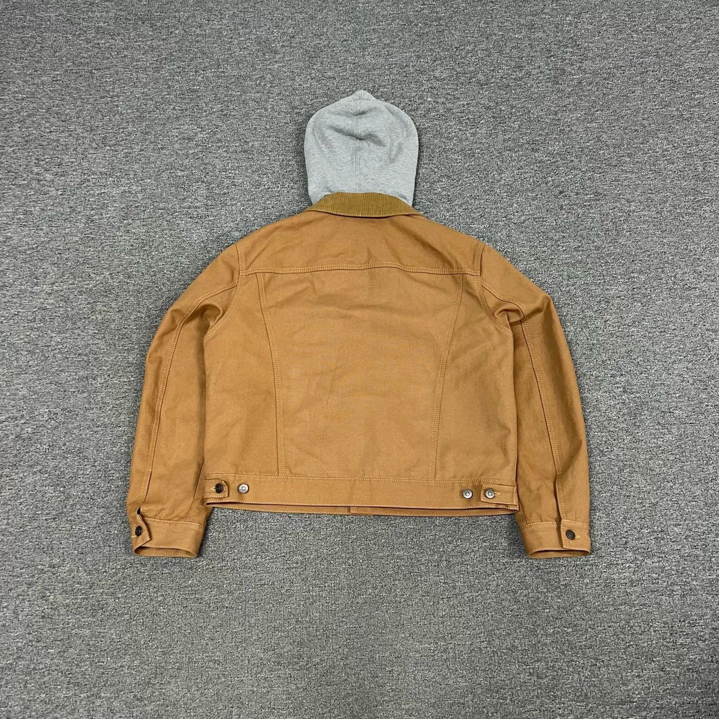 Gucci Gucci Hooded Denim Jacket with Lining Print Size US M / EU 48-50 / 2 - 2 Thumbnail