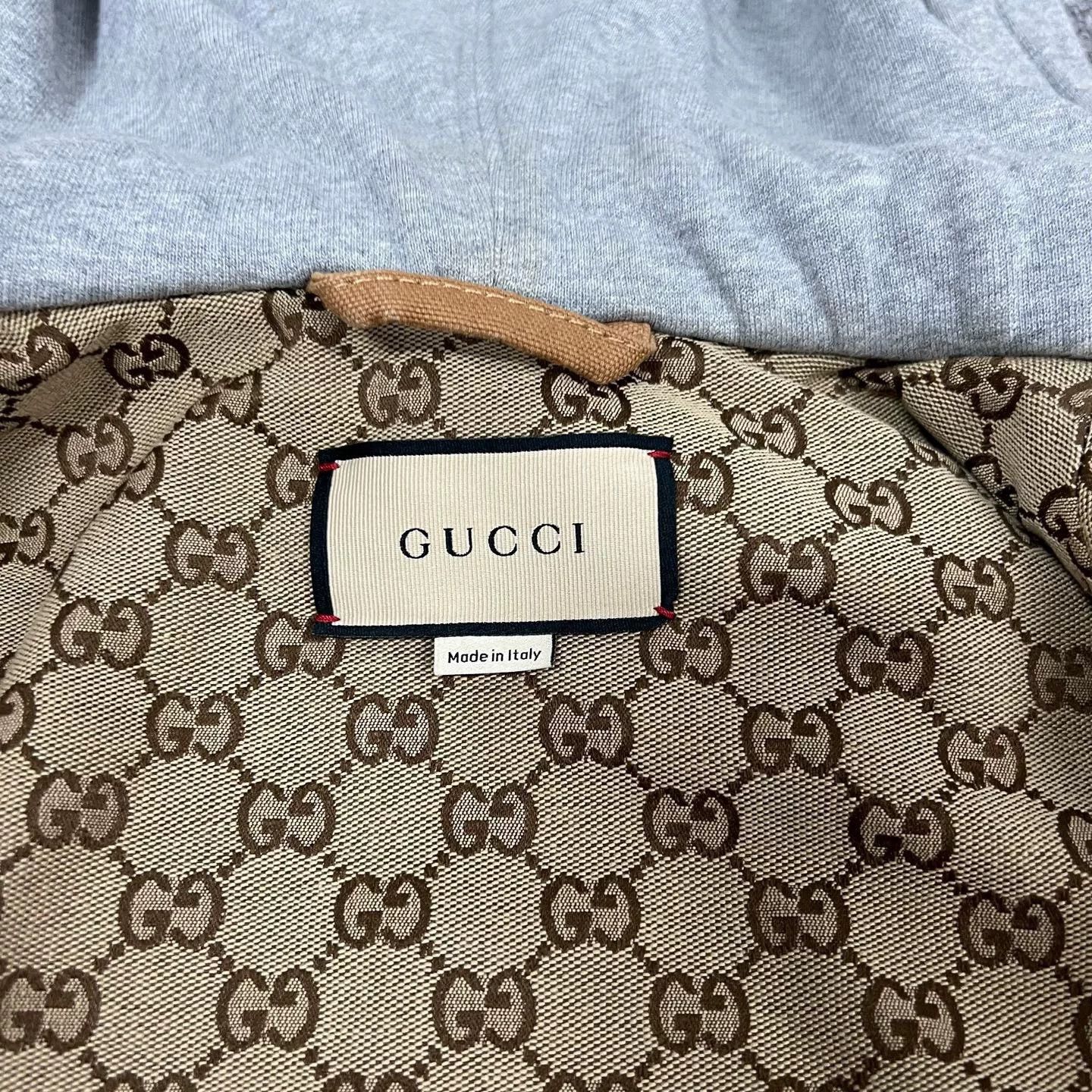 Gucci Gucci Hooded Denim Jacket with Lining Print Size US M / EU 48-50 / 2 - 8 Thumbnail