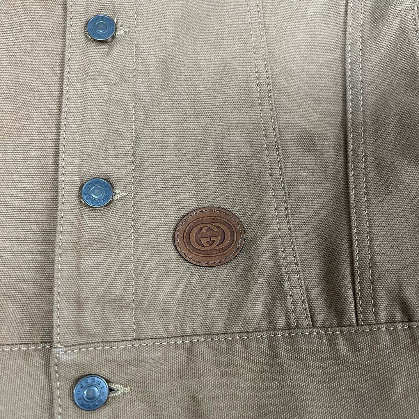 Gucci Gucci Hooded Denim Jacket with Lining Print Size US M / EU 48-50 / 2 - 5 Thumbnail