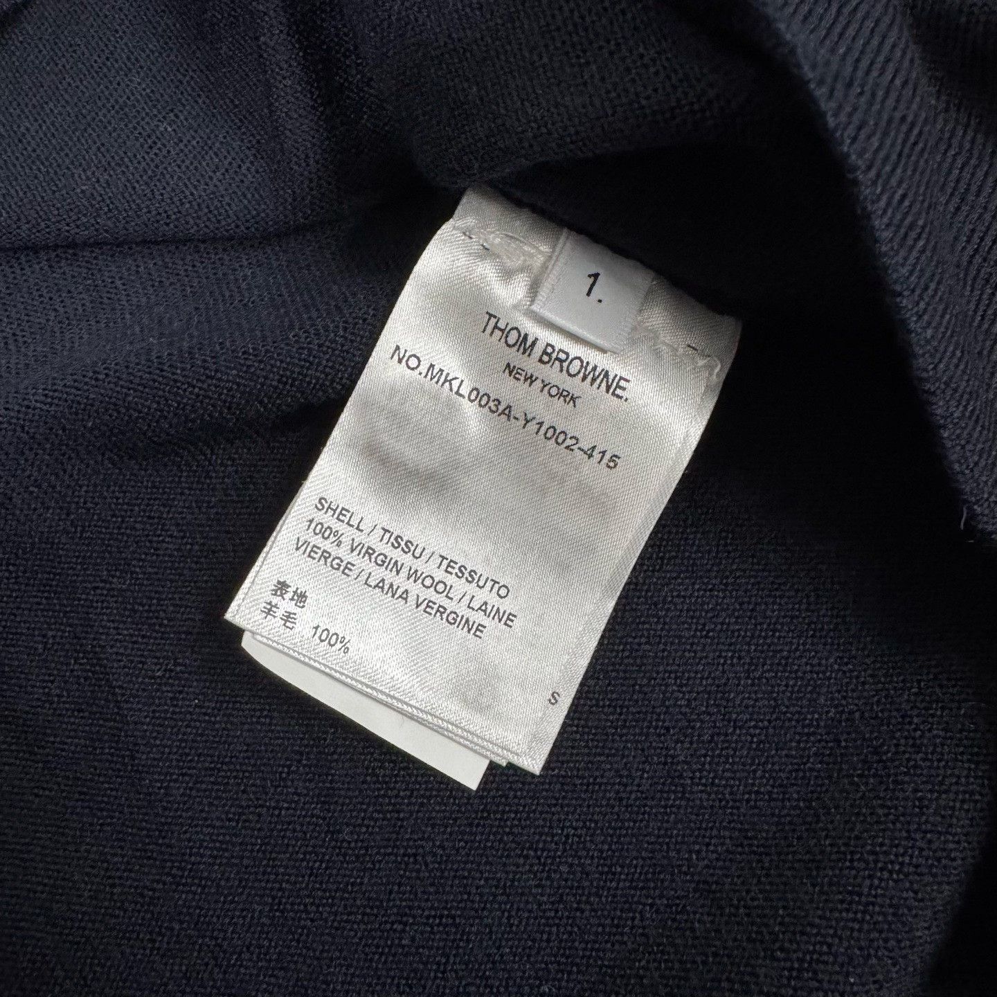 Thom Browne Thom Browne TB Stripe Square Collar Cardigan Size US S / EU 44-46 / 1 - 6 Thumbnail