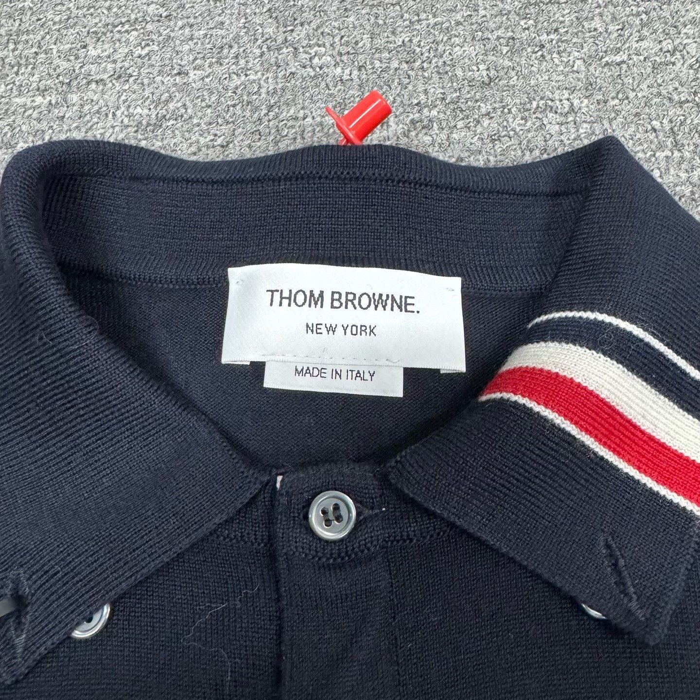 Thom Browne Thom Browne TB Stripe Square Collar Cardigan Size US S / EU 44-46 / 1 - 7 Thumbnail