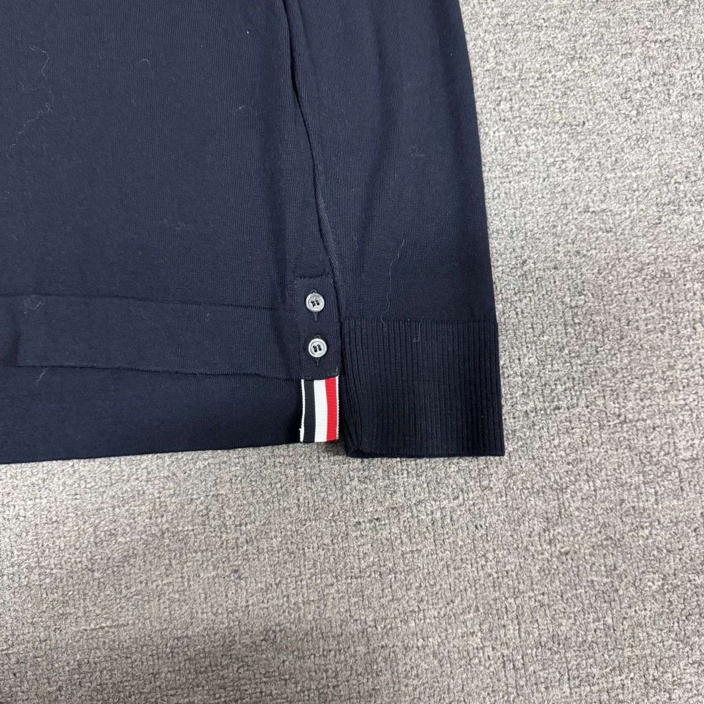 Thom Browne Thom Browne TB Stripe Square Collar Cardigan Size US S / EU 44-46 / 1 - 3 Thumbnail