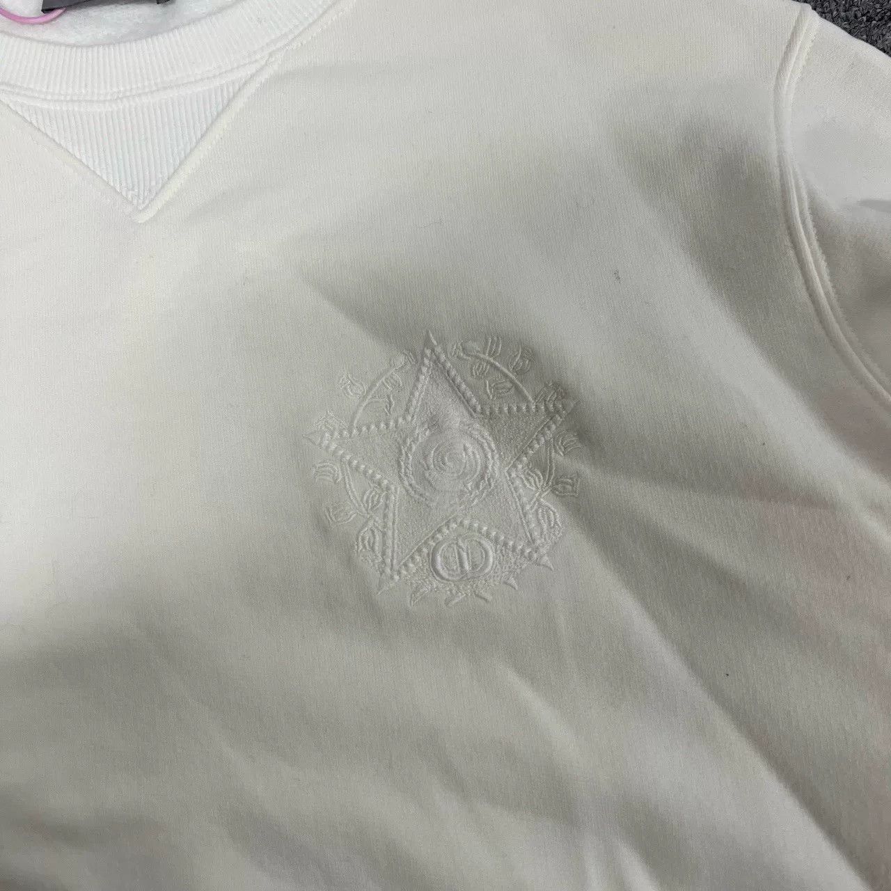Dior Dior White Star Embroidery Sweatshirt S Size US S / EU 44-46 / 1 - 6 Thumbnail