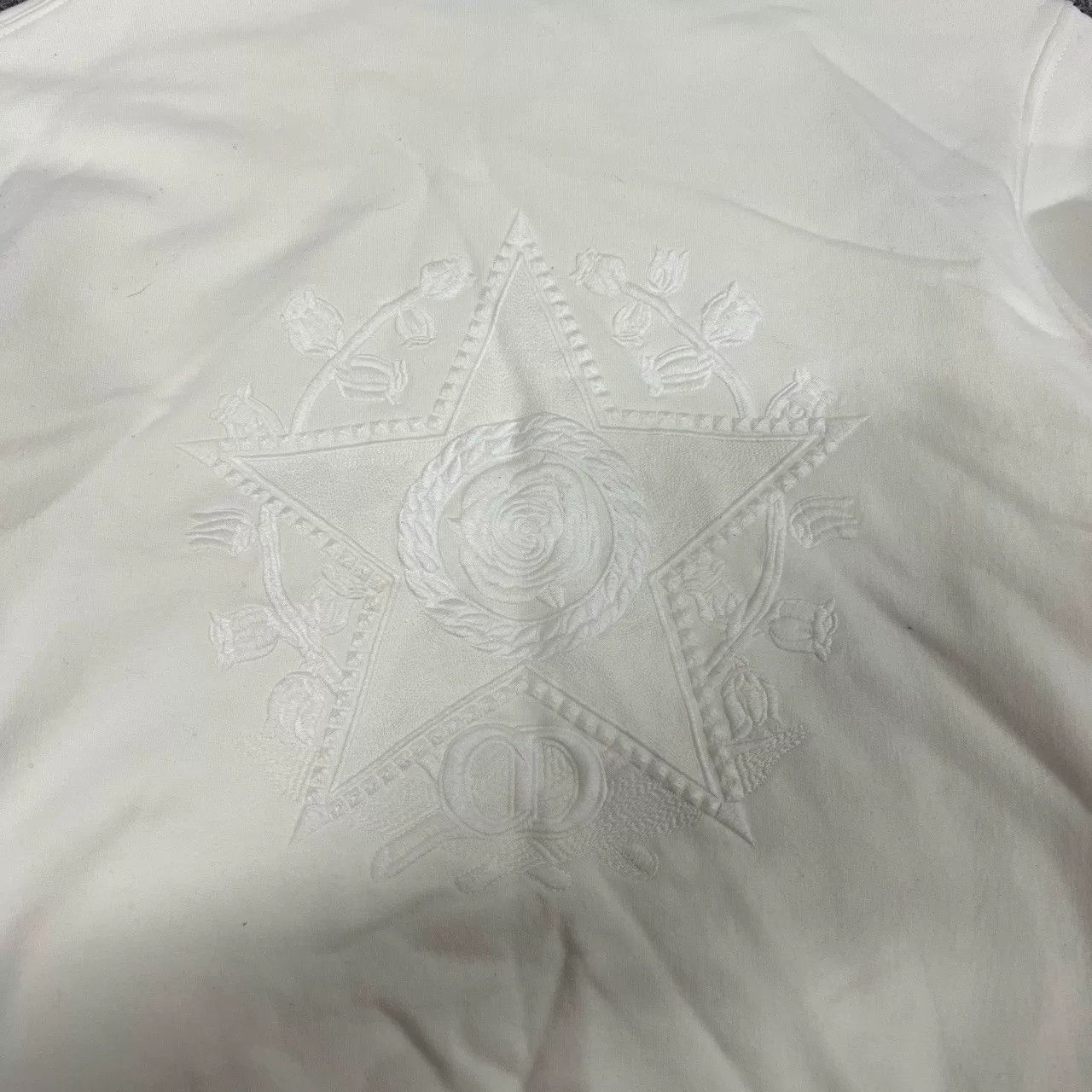 Dior Dior White Star Embroidery Sweatshirt S Size US S / EU 44-46 / 1 - 3 Thumbnail