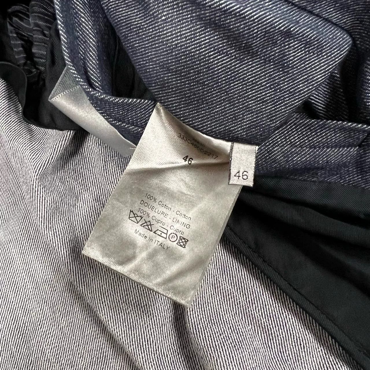 Dior Dior Men's Denim Biker Jacket Size US S / EU 44-46 / 1 - 5 Thumbnail