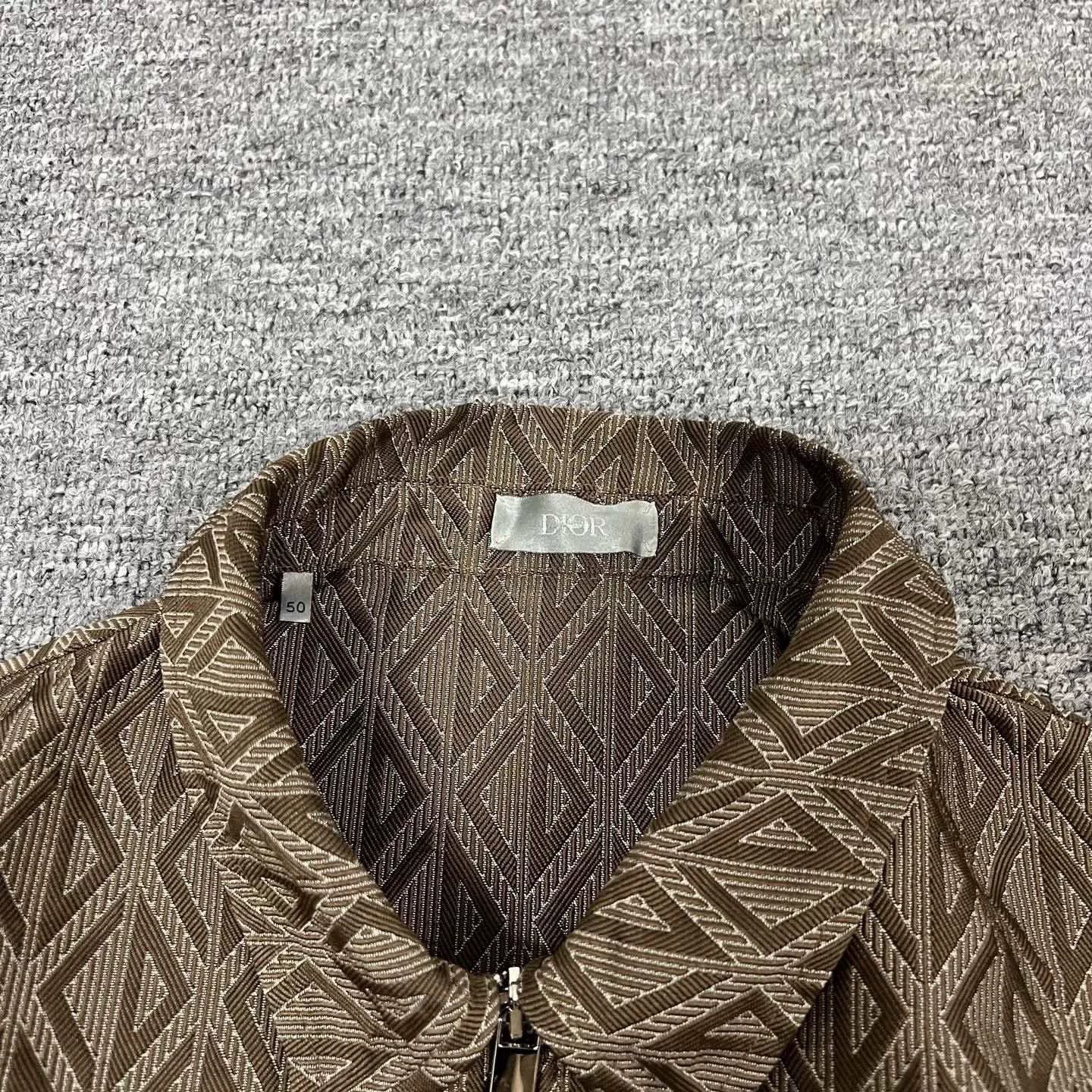 Dior Dior Geometric CD Embroidered Jacket 50 Size US M / EU 48-50 / 2 - 8 Thumbnail