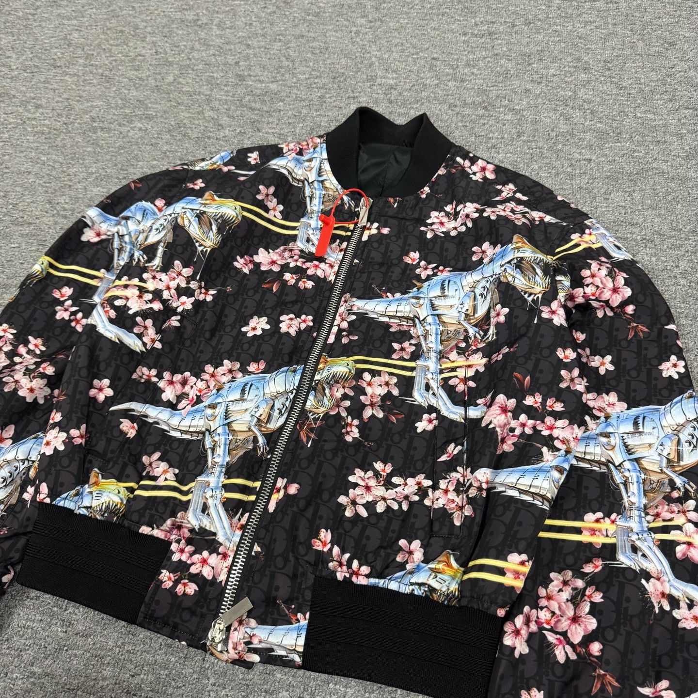 Dior Dior x Sorayama T-Rex Sakura Logo Jacket Size US S / EU 44-46 / 1 - 4 Thumbnail