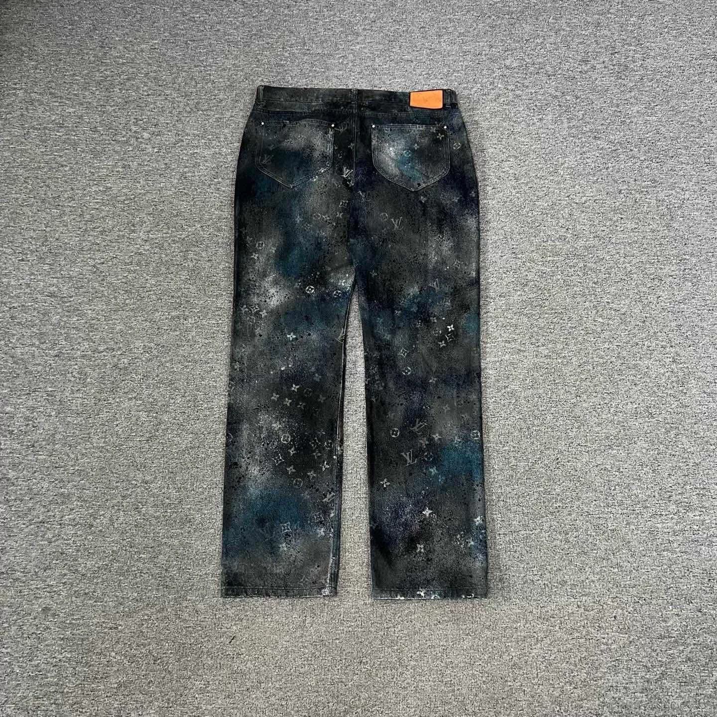 Louis Vuitton Louis Vuitton Tie-Dye Starry Sky Jeans Size US 27 - 2 Thumbnail