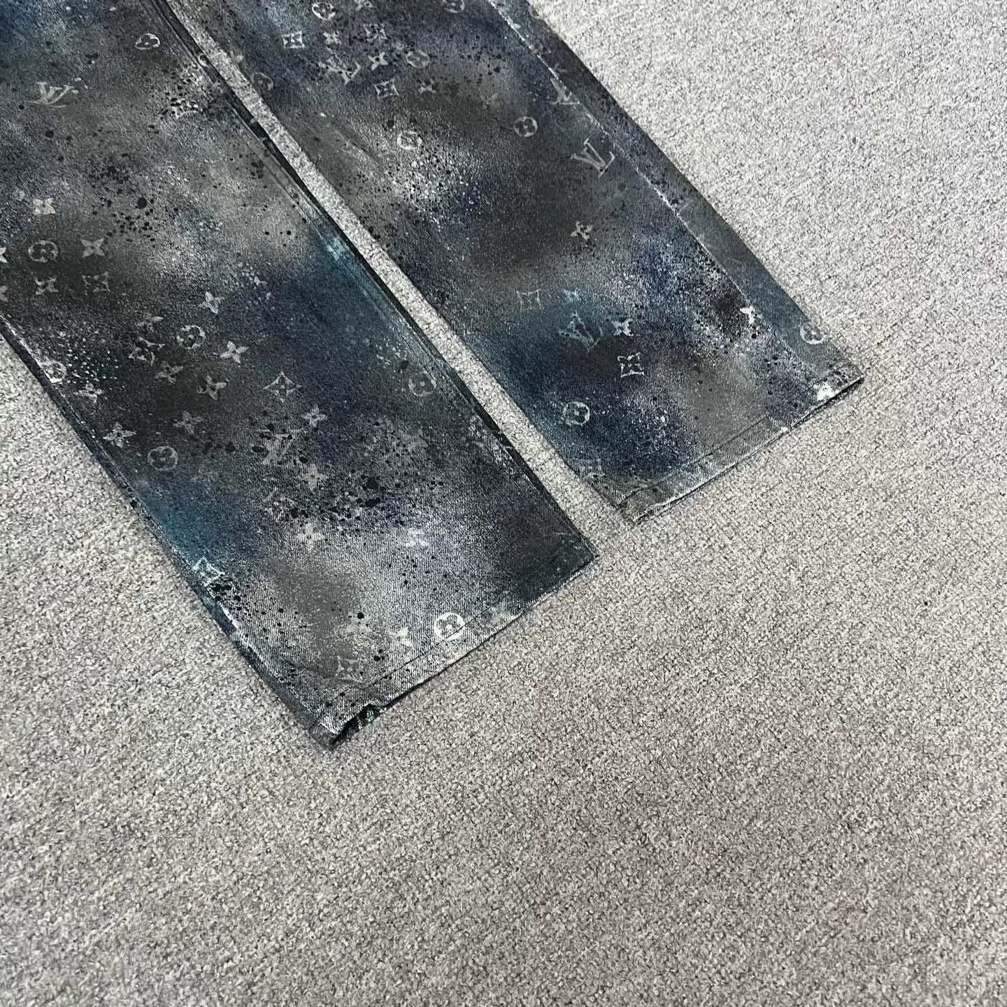 Louis Vuitton Louis Vuitton Tie-Dye Starry Sky Jeans Size US 27 - 3 Thumbnail