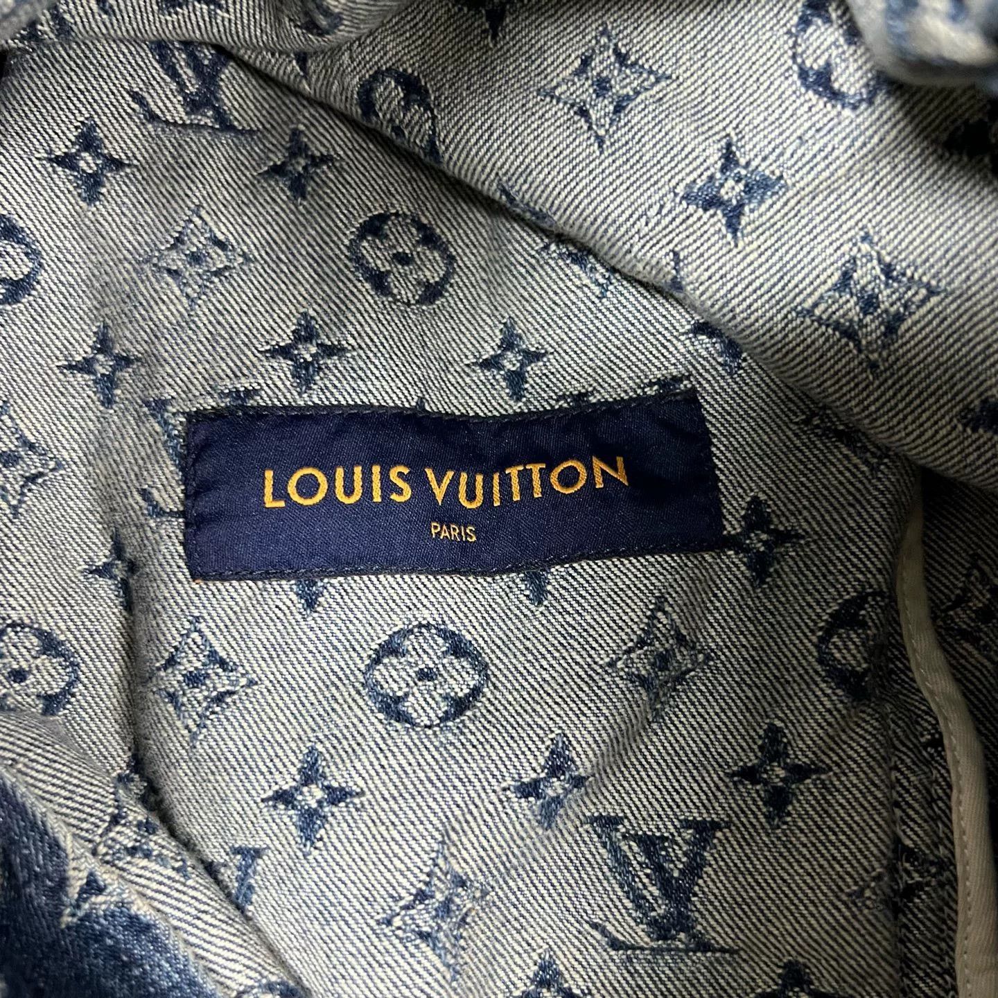 Louis Vuitton Louis Vuitton Blue Monogram Denim Hooded Jacket Size US S / EU 44-46 / 1 - 7 Thumbnail