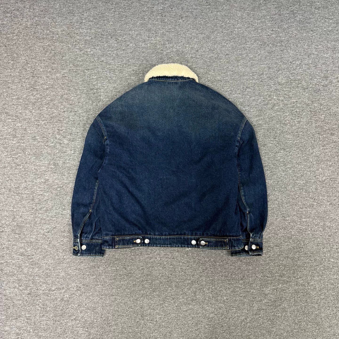Prada Prada Triangle Logo Shearling Denim Jacket Size US S / EU 44-46 / 1 - 3 Thumbnail