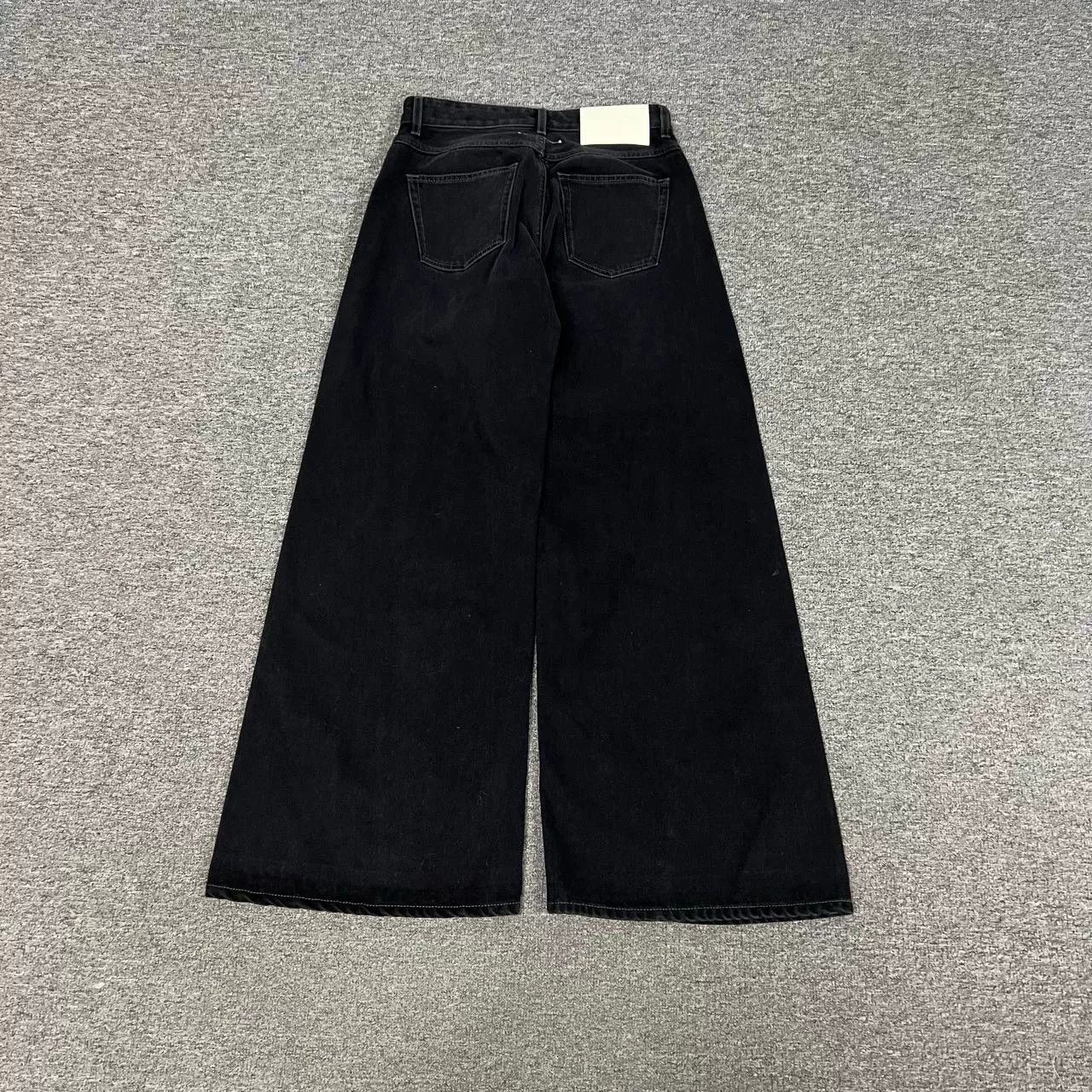 MM6 Maison Margiela MM6 Black Wide-Leg Jeans 27 Size 27" / US 4 / IT 40 - 2 Thumbnail