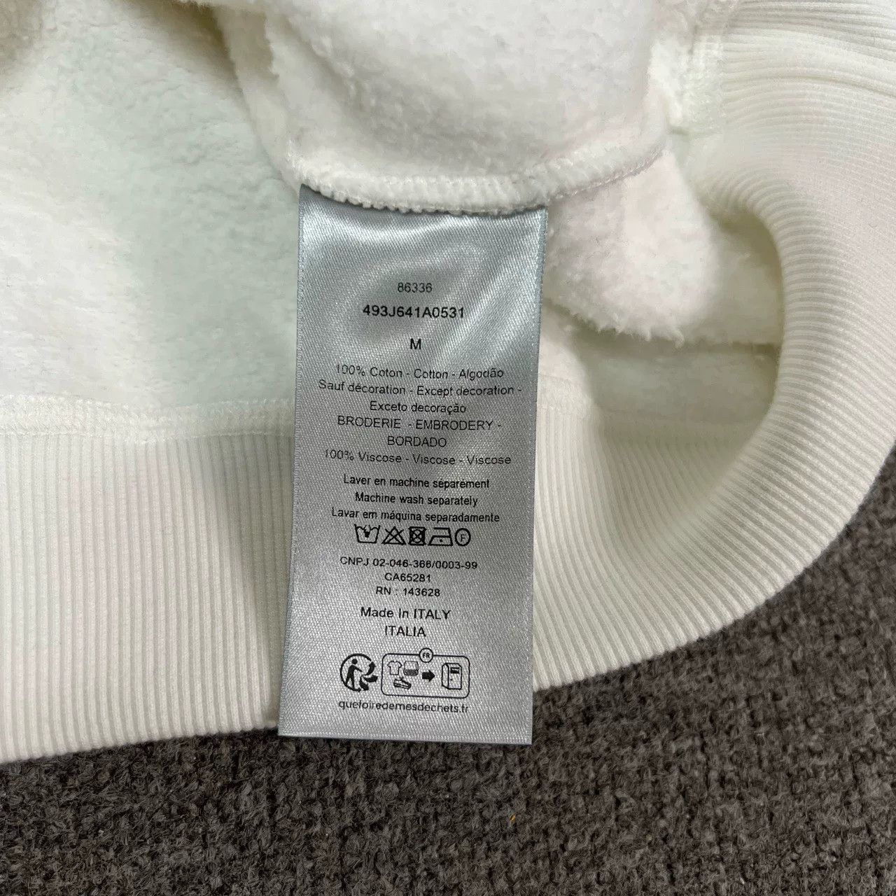 Dior Dior Valentine's Limited Love CD Embroidered Sweatshirt Size US M / EU 48-50 / 2 - 7 Thumbnail