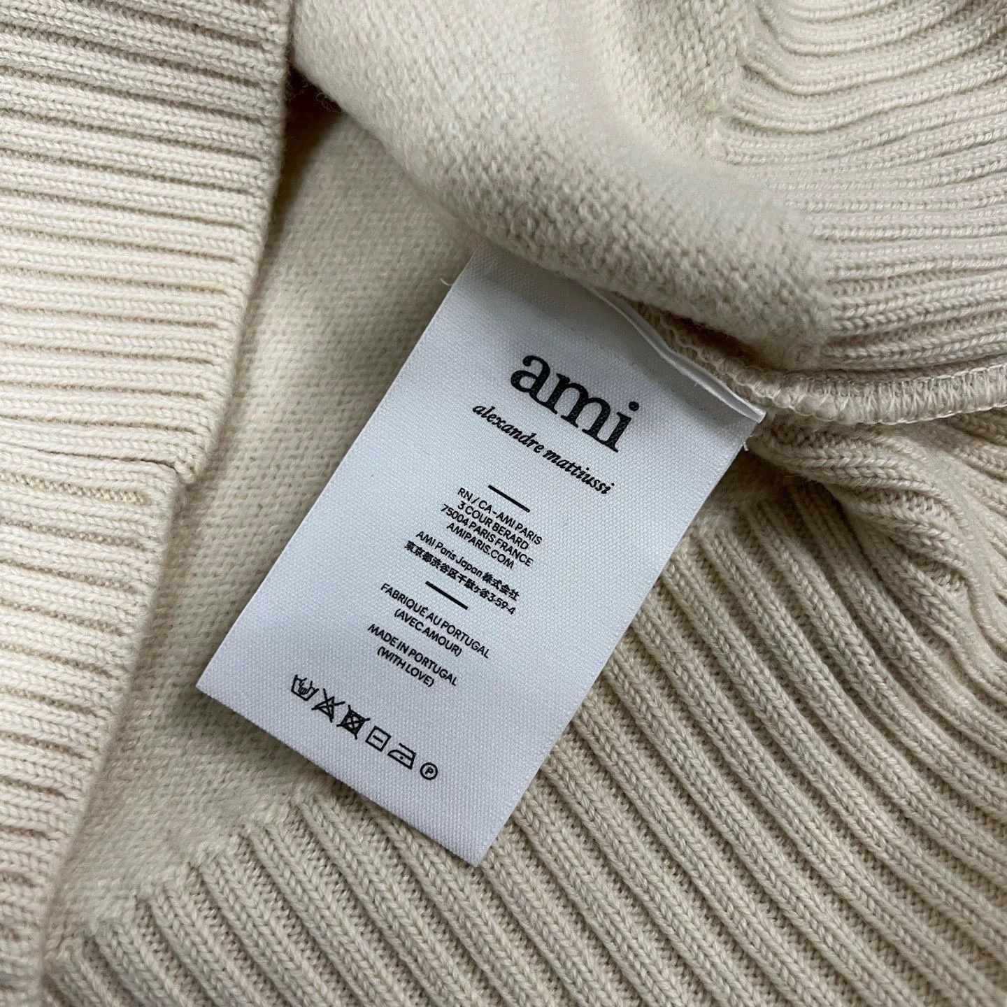 AMI Authentic AMI Heart Logo Wool Sweater Size US M / EU 48-50 / 2 - 8 Thumbnail