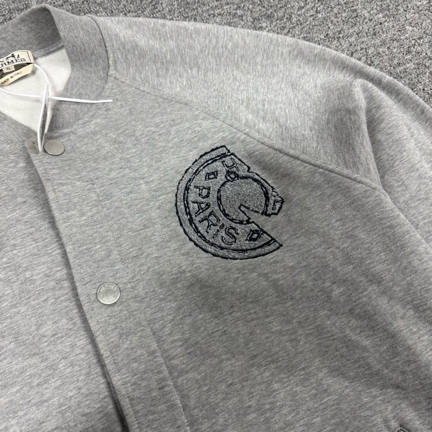Hermes Hermes 2025 Saddle Stitch Baseball Jacket Size US XL / EU 56 / 4 - 6 Thumbnail