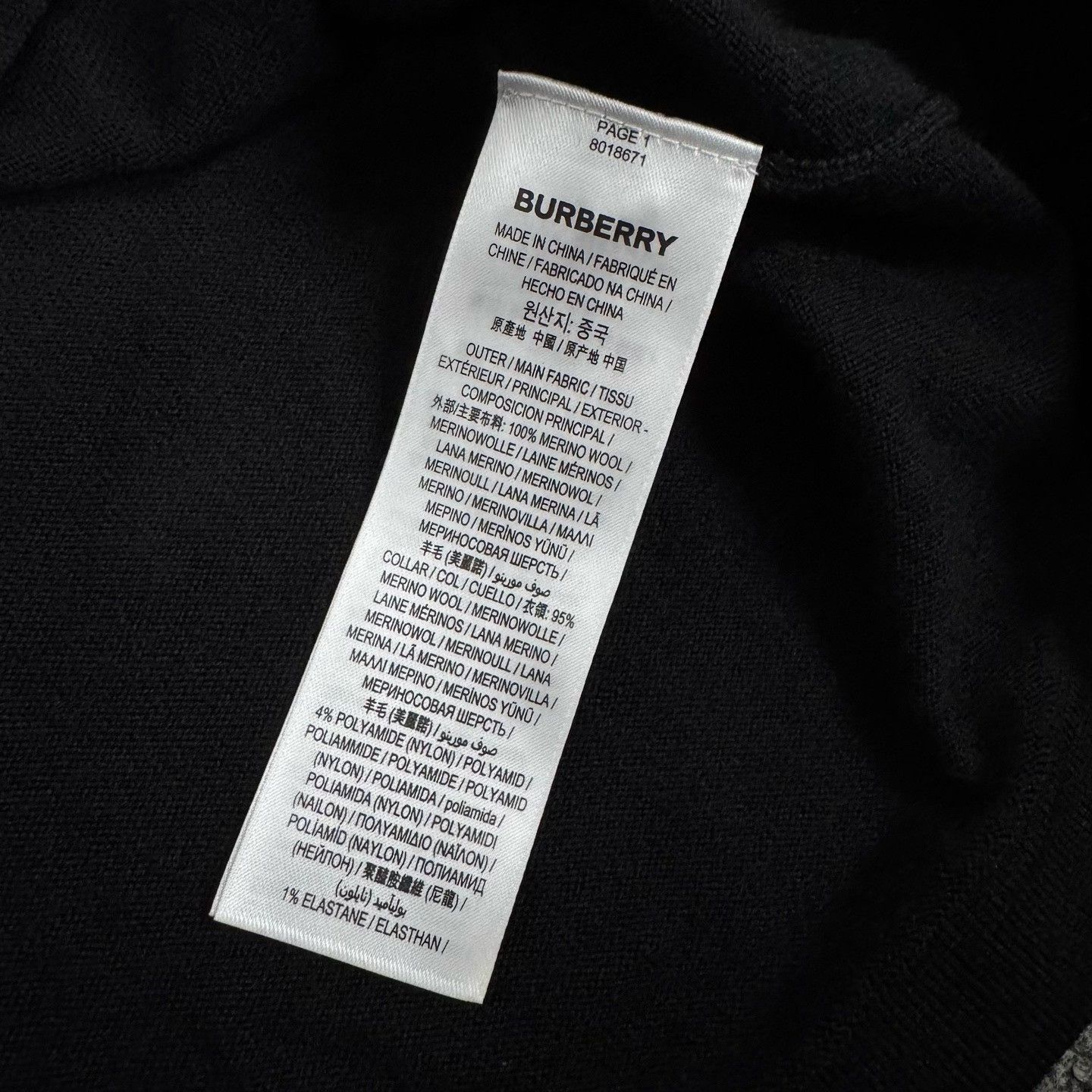 Burberry Burberry TB Embroidered Wool Polo Sweater Size US M / EU 48-50 / 2 - 8 Thumbnail
