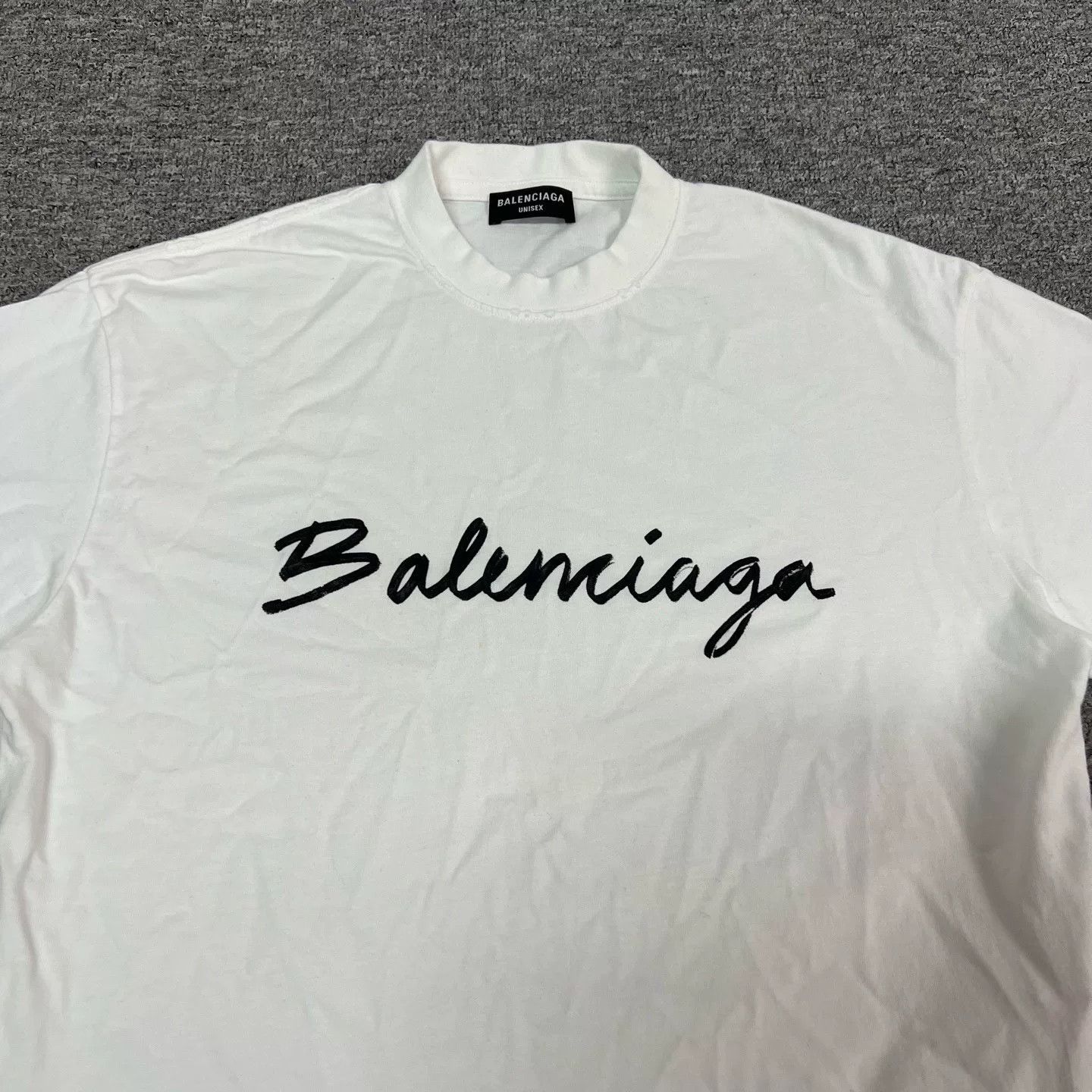 Balenciaga Balenciaga Graffiti Letter Print Short-Sleeve T-Shirt Size XXS / US 00 / IT 34 - 5 Thumbnail