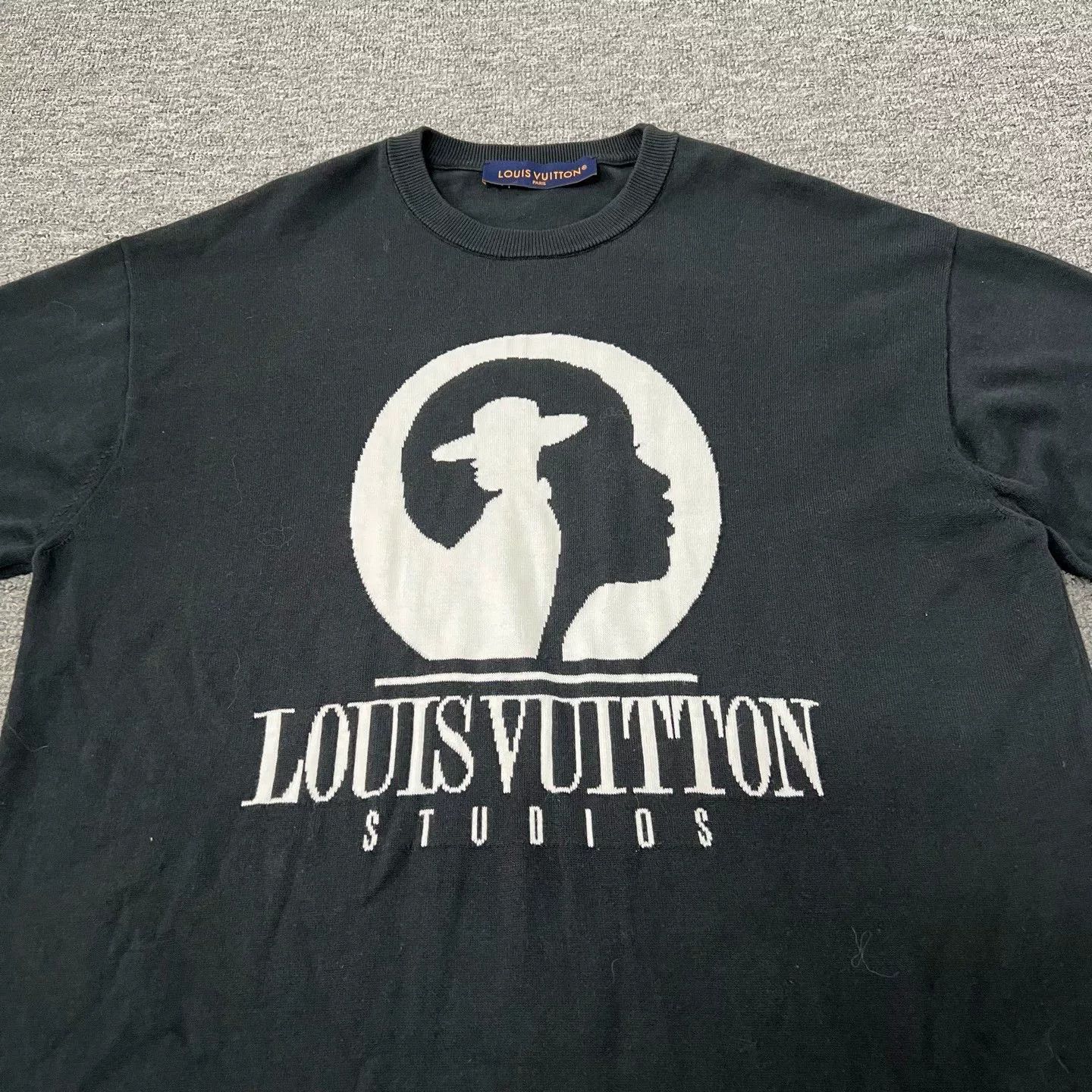 Louis Vuitton Louis Vuitton Portrait Logo Intarsia Knit T-Shirt Size US M / EU 48-50 / 2 - 4 Thumbnail