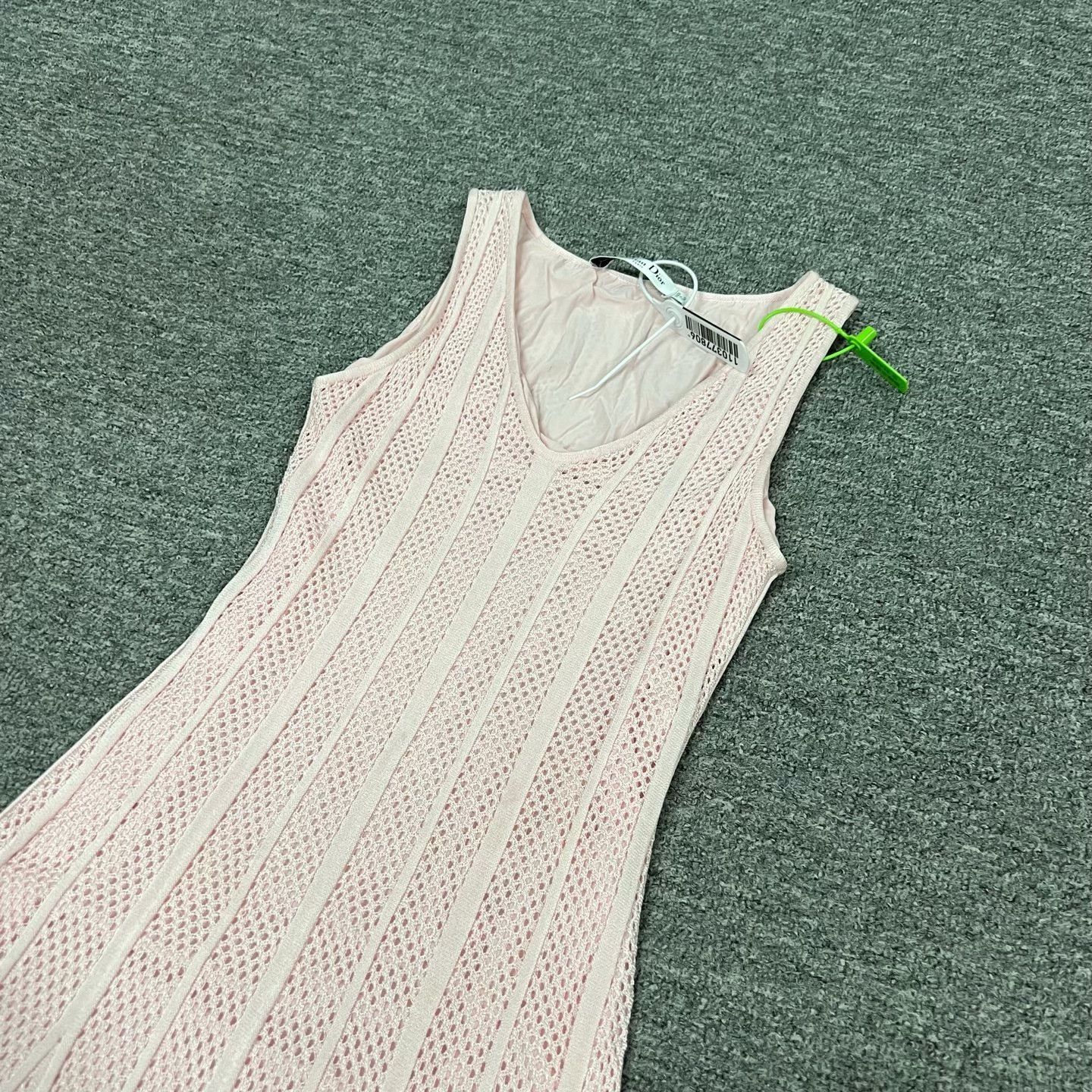 Dior Dior Pink Knit Sleeveless Dress Size S / US 4 / IT 40 - 2 Thumbnail