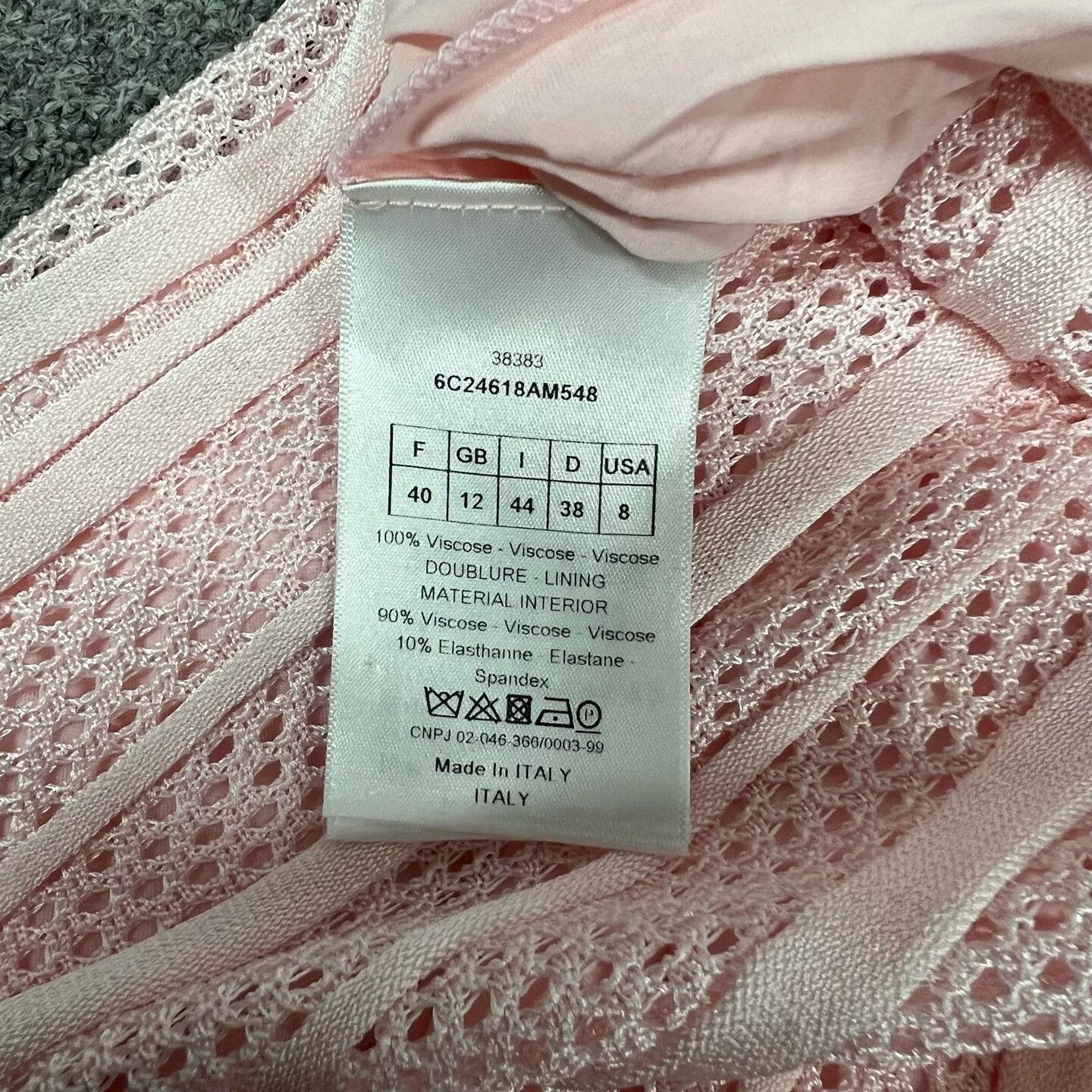 Dior Dior Pink Knit Sleeveless Dress Size S / US 4 / IT 40 - 5 Thumbnail