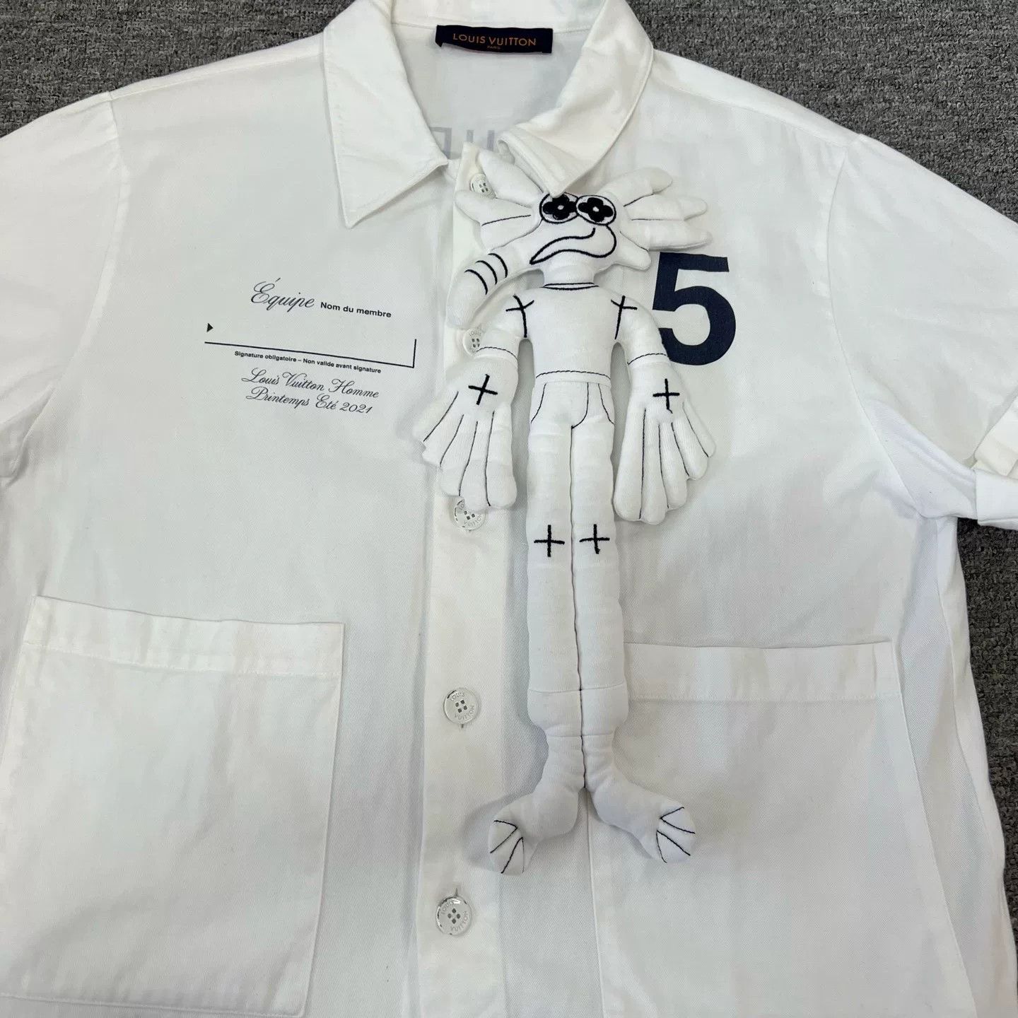 Louis Vuitton Louis Vuitton Doll Paratrooper Short-Sleeve Shirt Size US XS / EU 42 / 0 - 4 Thumbnail