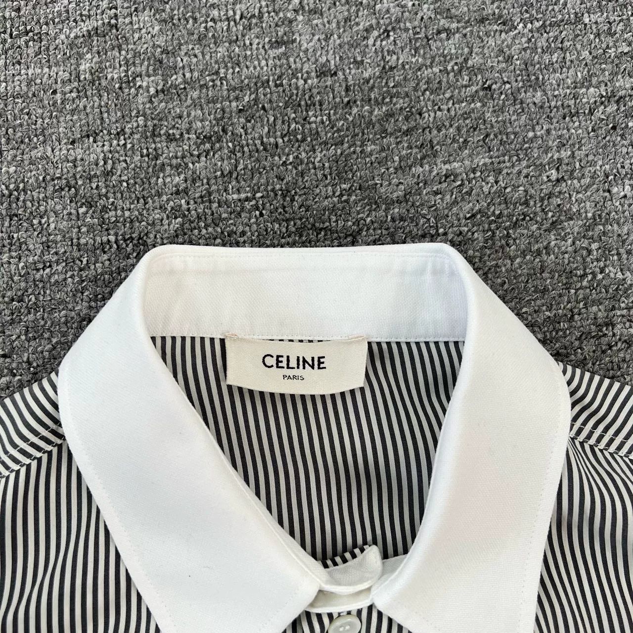Celine Celine 2024 Triomphe Embroidery Silk Shirt Size S / US 4 / IT 40 - 4 Thumbnail