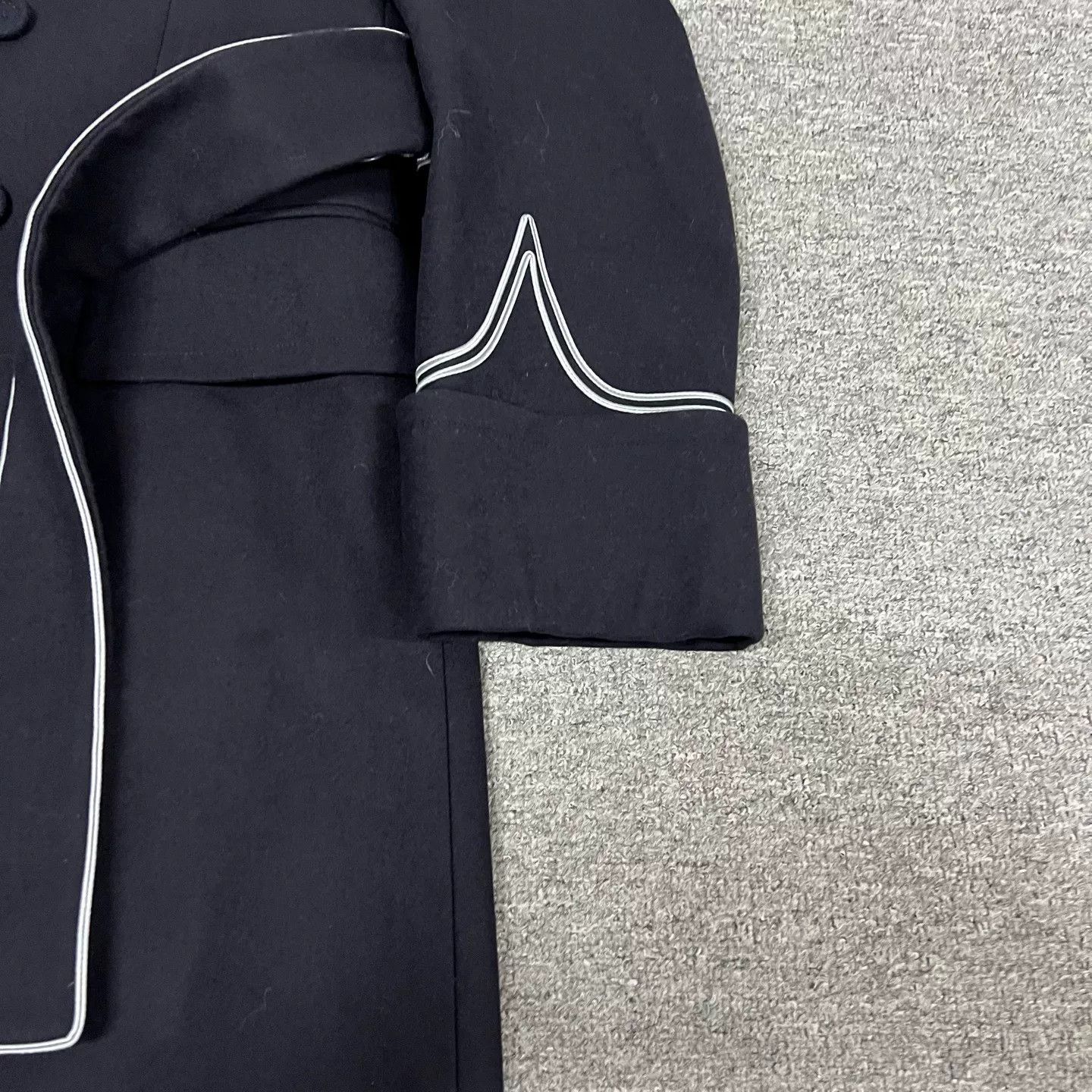 Kim Jones Dior Show Navy Wool Coat Size US M / EU 48-50 / 2 - 4 Thumbnail