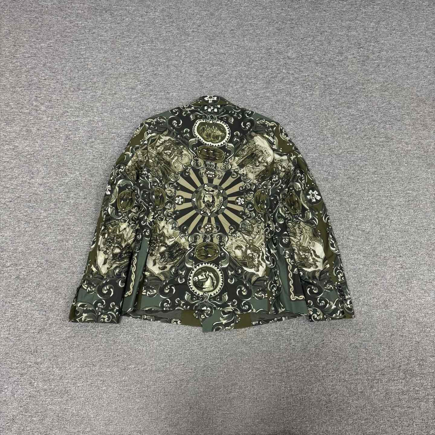 Dolce & Gabbana Dolce & Gabbana Green Evening Blazer Size US L / EU 52-54 / 3 - 8 Thumbnail