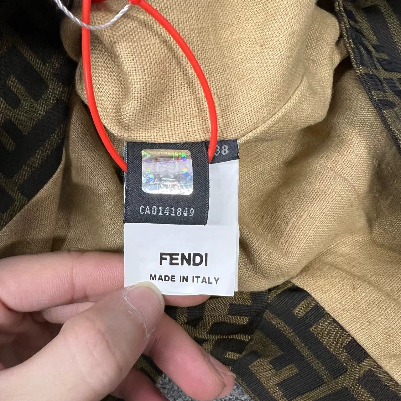 Fendi Fendi FF Monogram Trench Coat Size S / US 4 / IT 40 - 6 Thumbnail