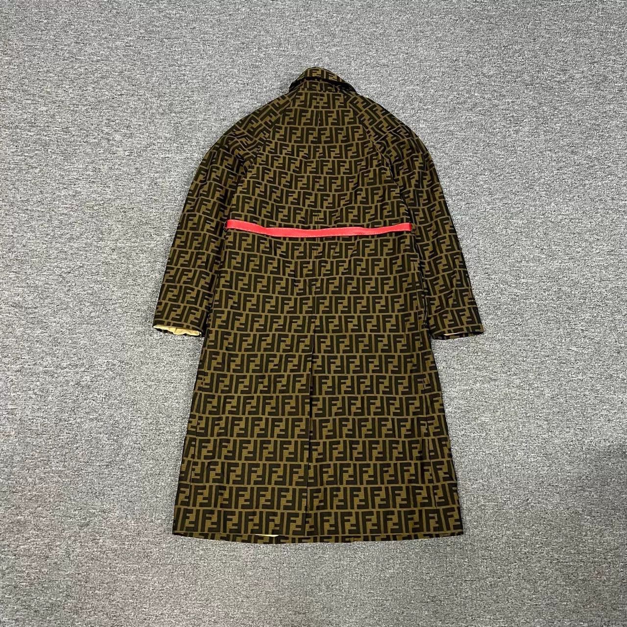Fendi Fendi FF Monogram Trench Coat Size S / US 4 / IT 40 - 2 Thumbnail
