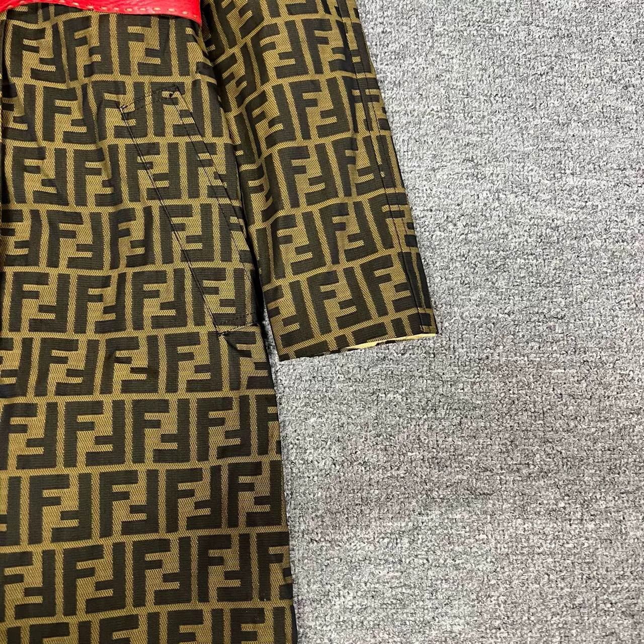 Fendi Fendi FF Monogram Trench Coat Size S / US 4 / IT 40 - 3 Thumbnail