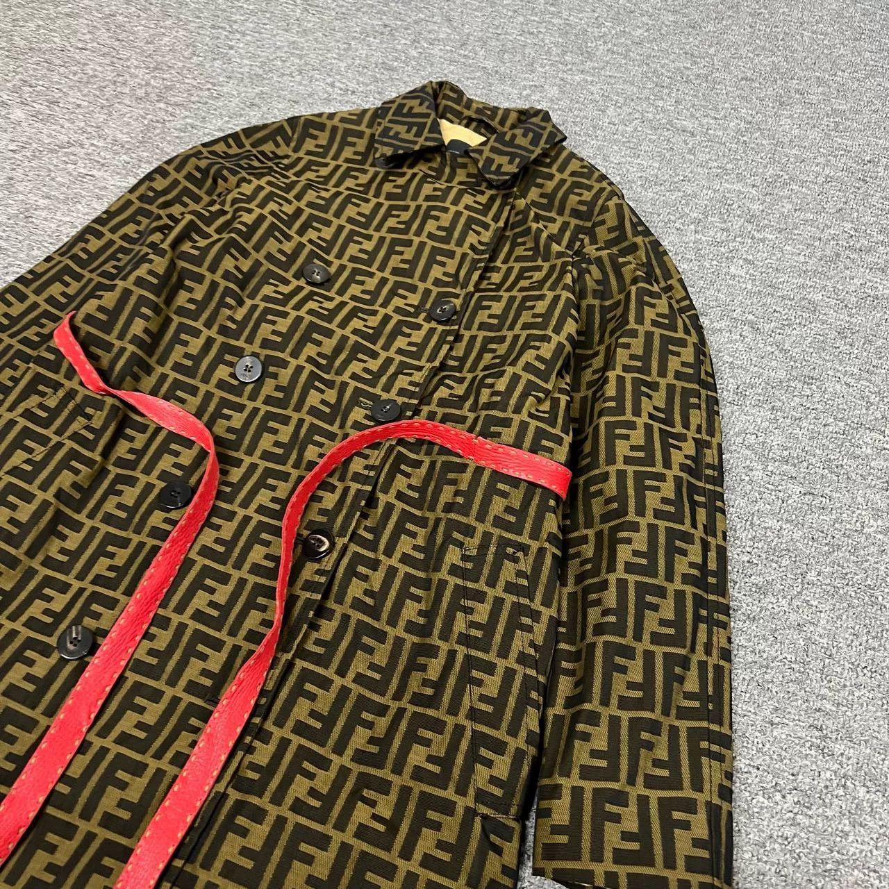 Fendi Fendi FF Monogram Trench Coat Size S / US 4 / IT 40 - 4 Thumbnail