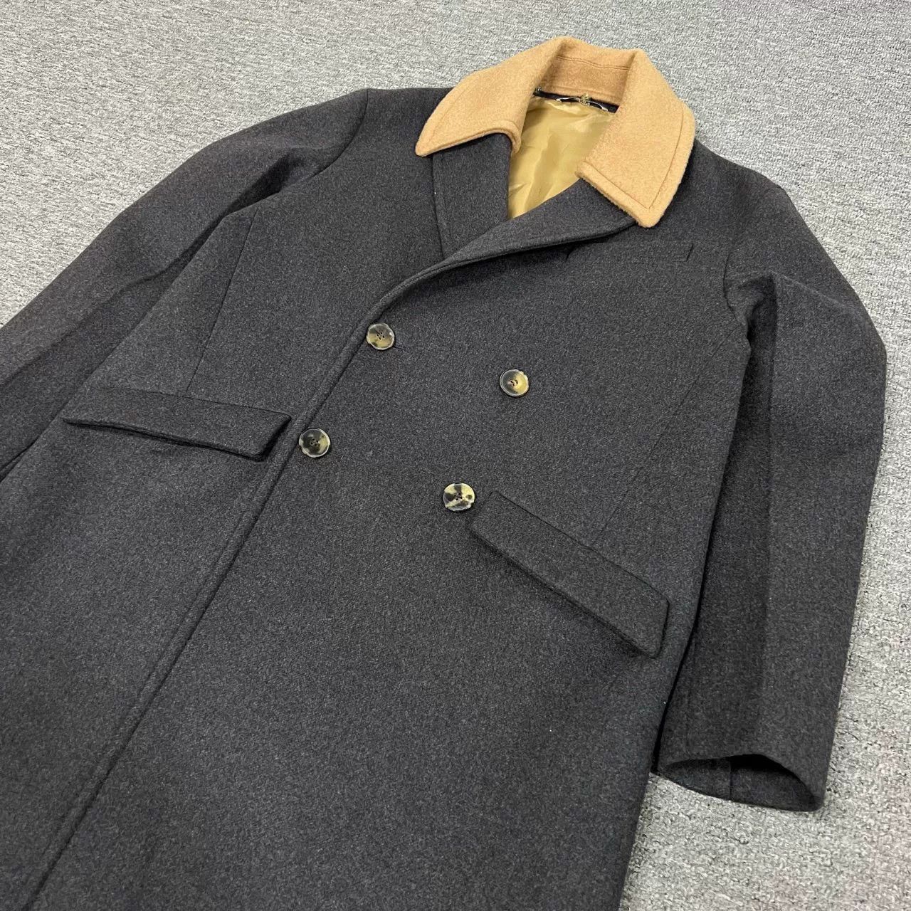 Valentino Valentino Double-Breasted Lapel Wool Coat Size US S / EU 44-46 / 1 - 4 Thumbnail
