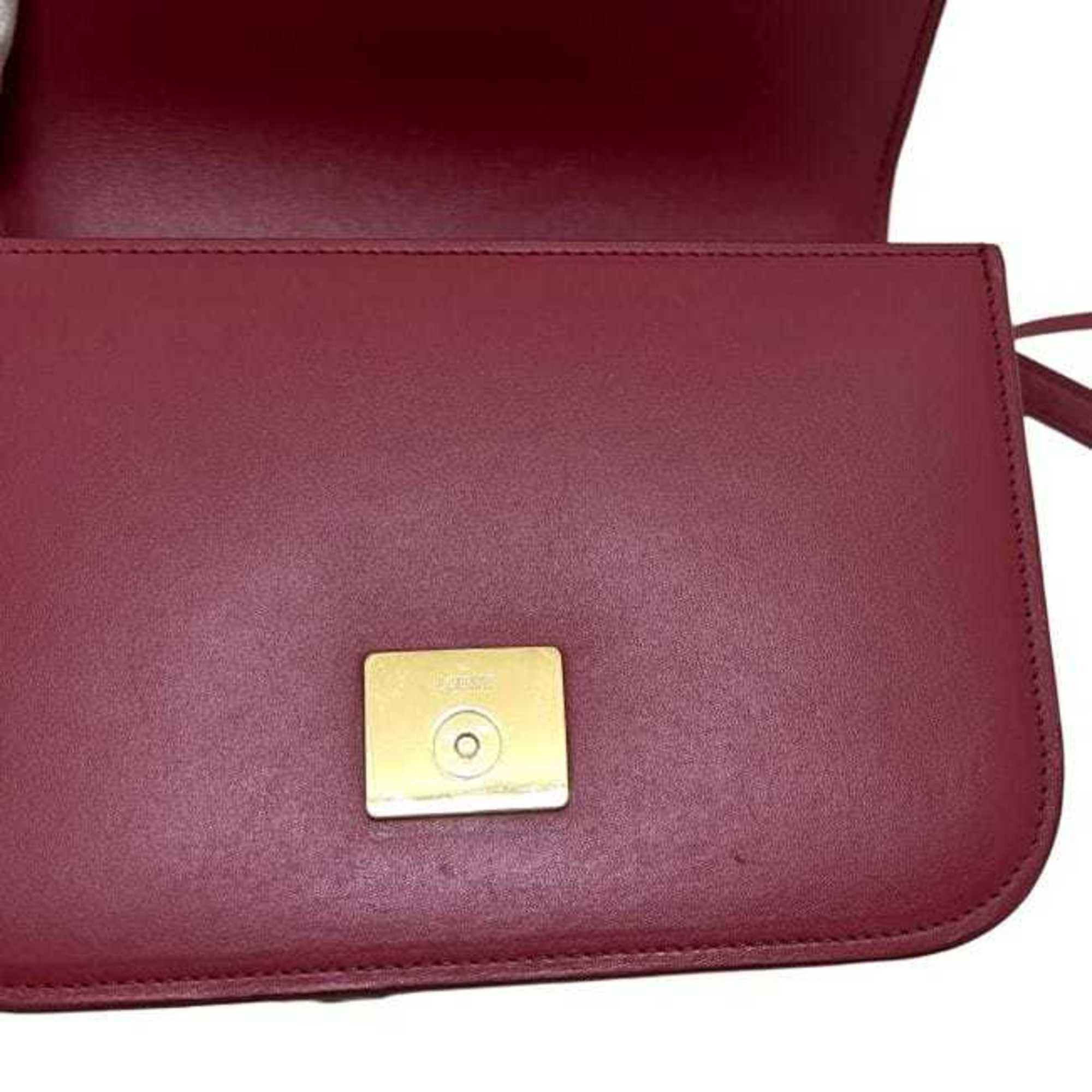 Loewe Loewe Goya Small Shoulder Bag, f-25194, Red, Anagram, A896N09X01, Leather, 262120, LOEWE, Flap, Crossbody, Women's Size ONE SIZE - 9 Thumbnail